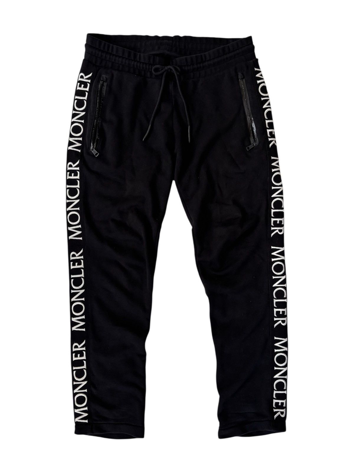 Moncler Moncler Logo Track Pants Size US 34 / EU 50 - 1 Thumbnail