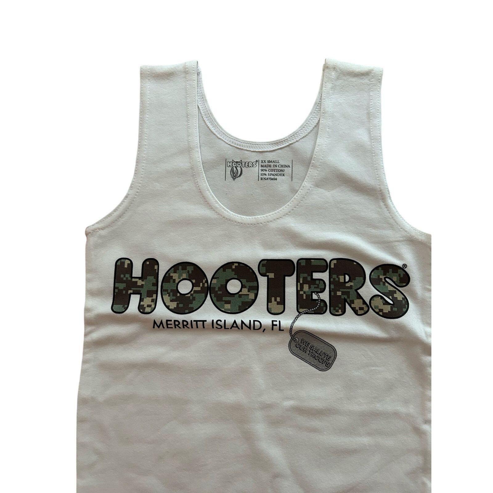 Other New Women’s Hooters Camo Uniform Tank Merritt Island Fl Xxs Size XXS / US 00 / IT 34 - 4 Thumbnail