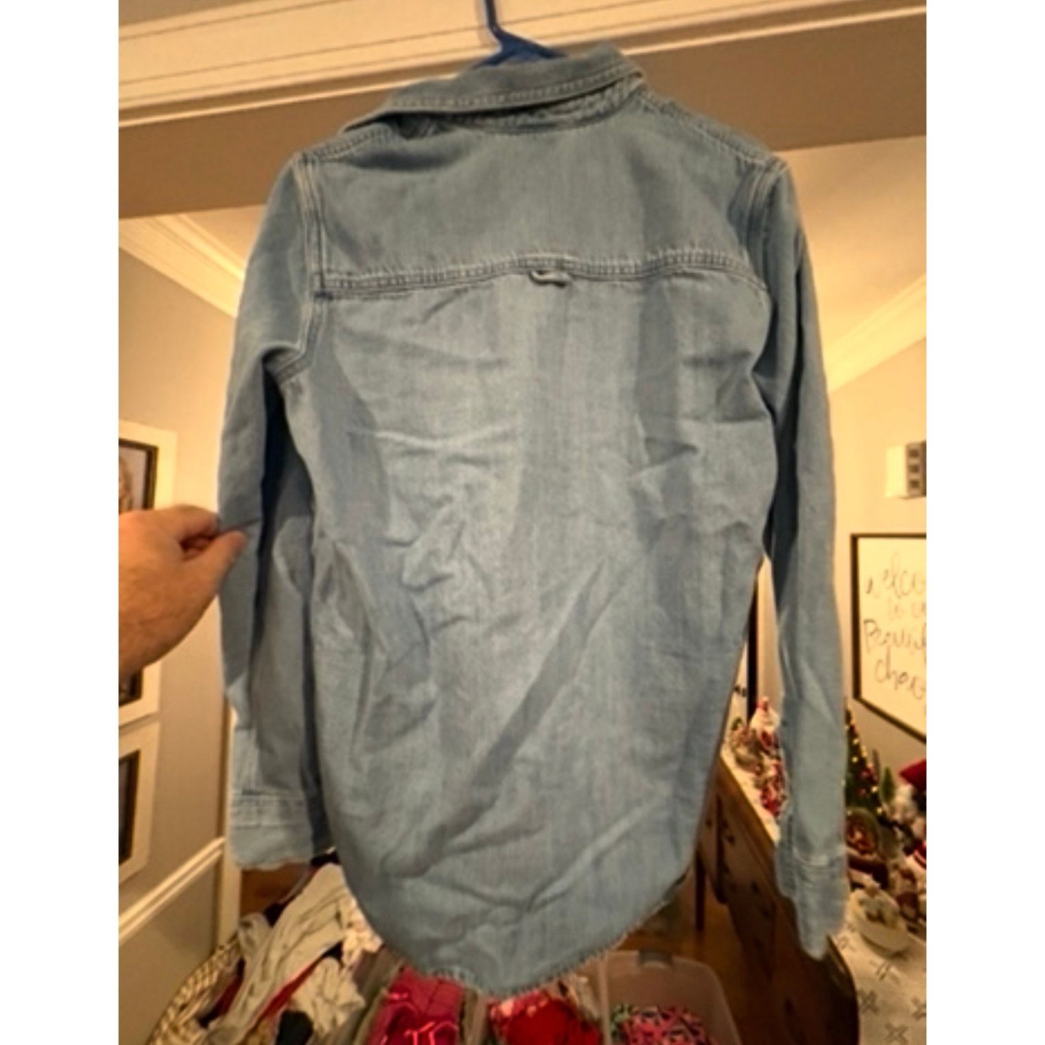 Old Navy Old Navy Women’s Light Wash Button Down Shirt Size Small Size S / US 4 / IT 40 - 4 Thumbnail