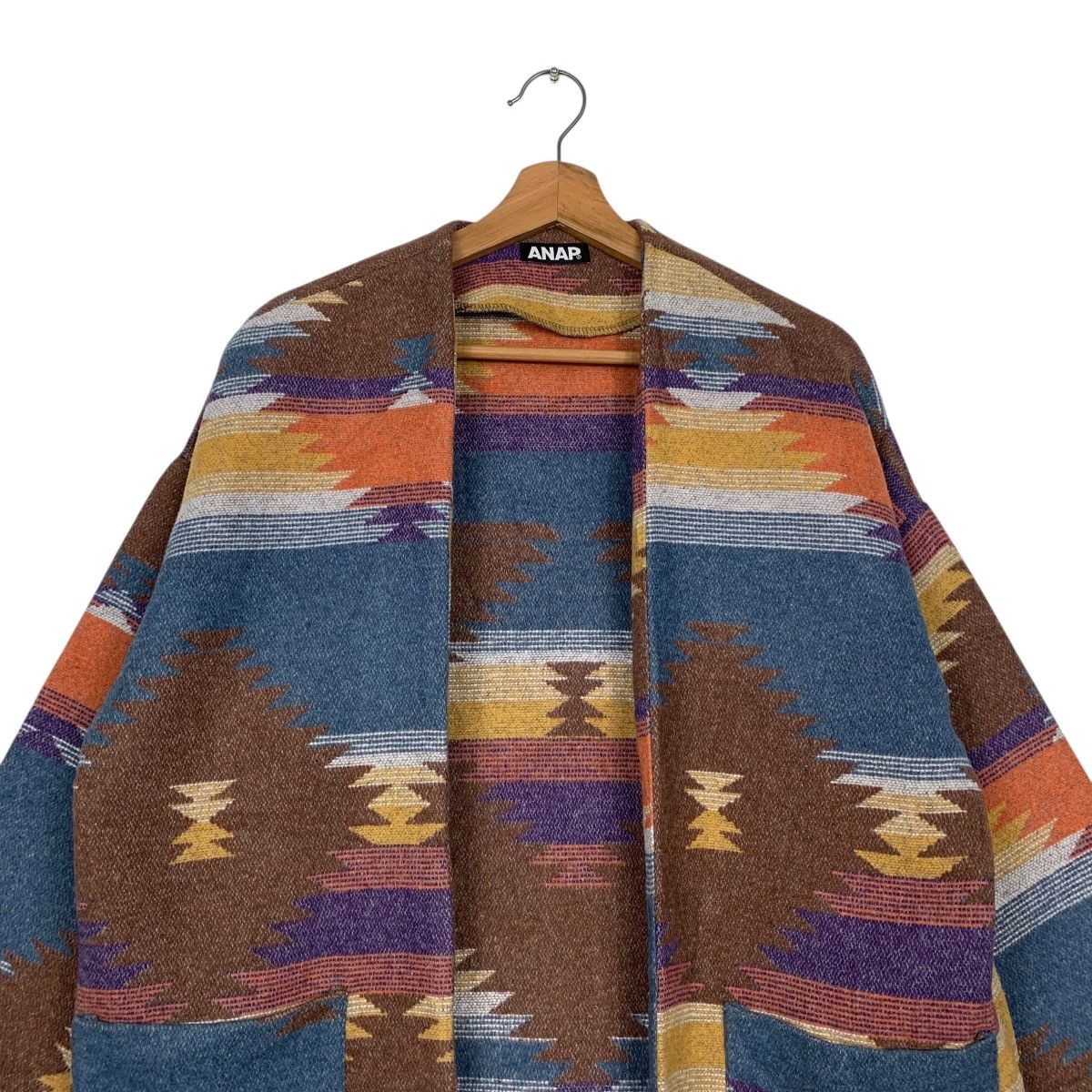 Japanese Brand Japanese Brand Anap Navajo Aztech Buttonless Coat Size M / US 6-8 / IT 42-44 - 2 Thumbnail