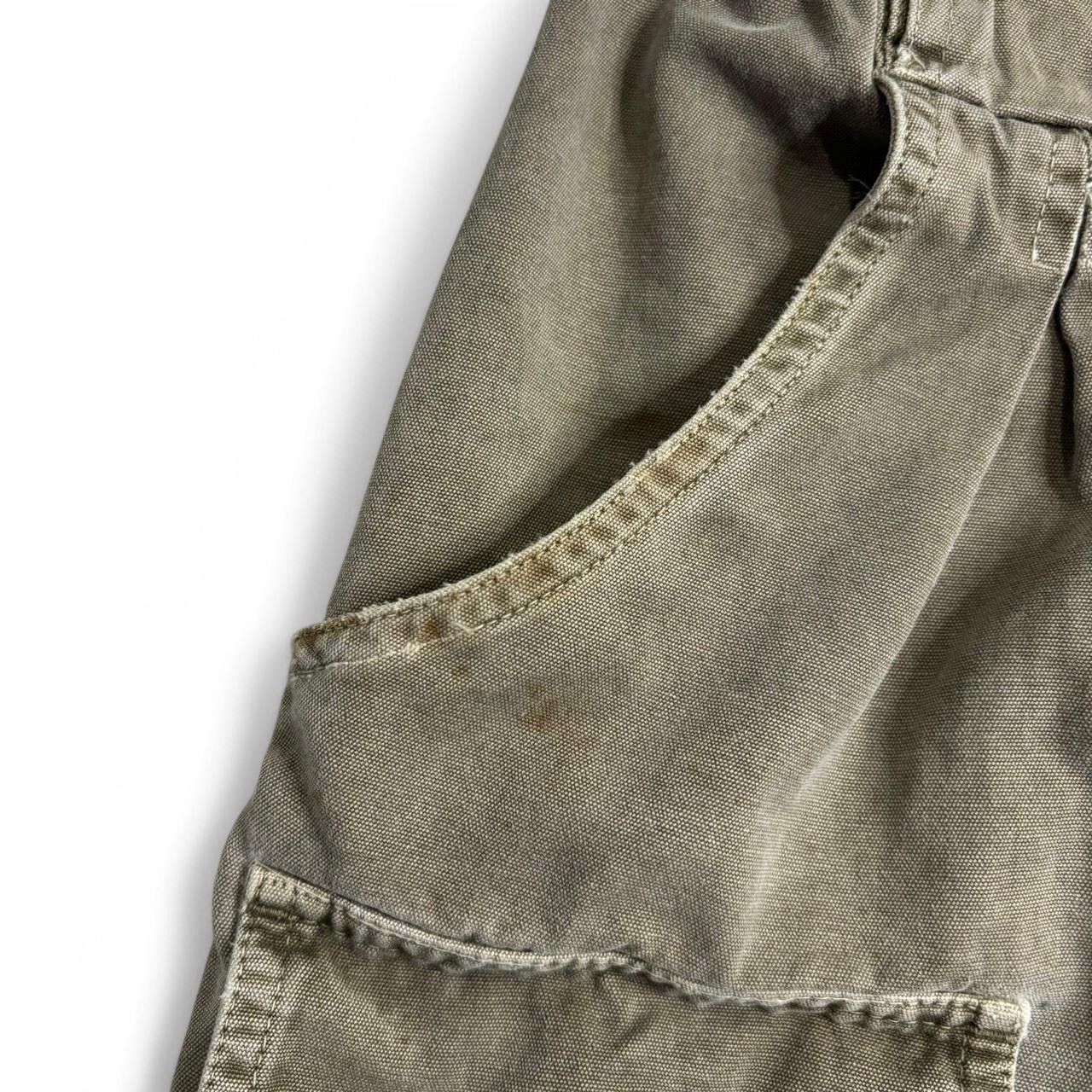 Vintage Vintage Y2K trashed khaki green cargo shorts Size US 29 - 5 Thumbnail