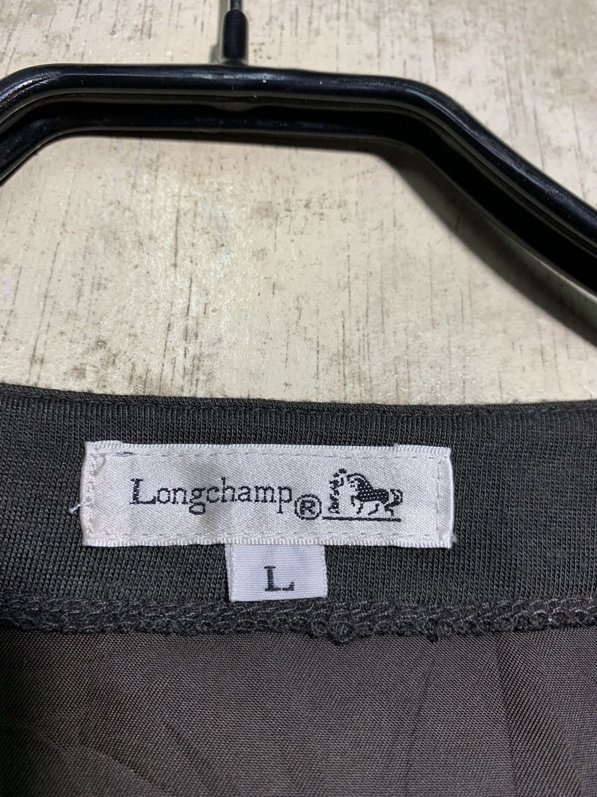 Longchamp 🔥LONGCHAMP ONE BUTTON MIDI DRESS POLY/RAYON Size L / US 10 / IT 46 - 8 Thumbnail