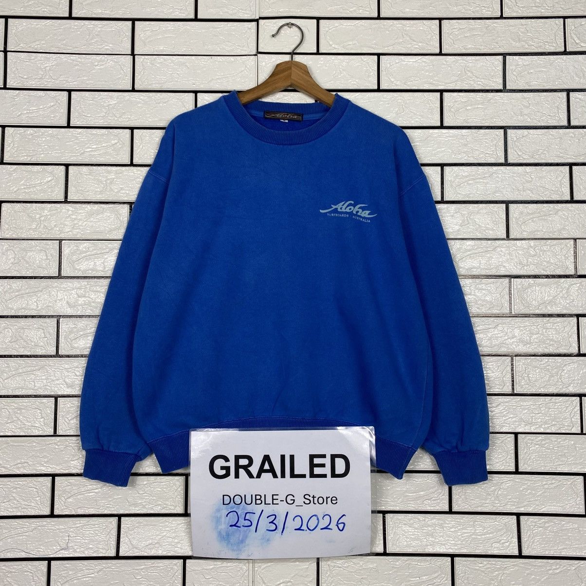 Japanese Brand Vintage Sweatshirt Aloha Hawaii Big Logo Size US M / EU 48-50 / 2 - 1 Thumbnail