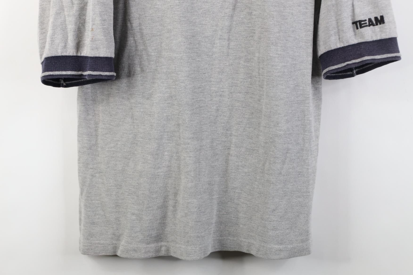 Adidas Vintage 90s Adidas Spell Out Knit Golf Polo Shirt Gray USA Size M / US 6-8 / IT 42-44 - 3 Thumbnail