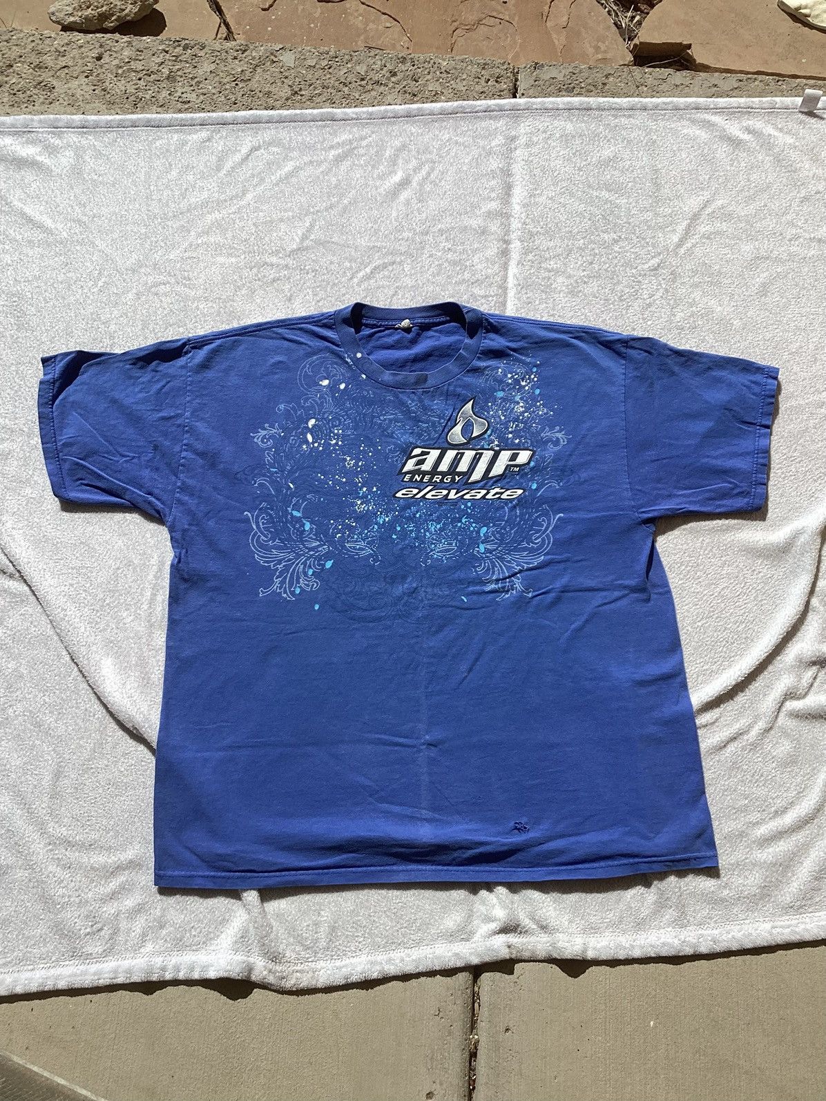 Pepsi Vintage 2008 Pepsi Co. amp energy drink blue T-shirt Size US XL / EU 56 / 4 - 1 Thumbnail