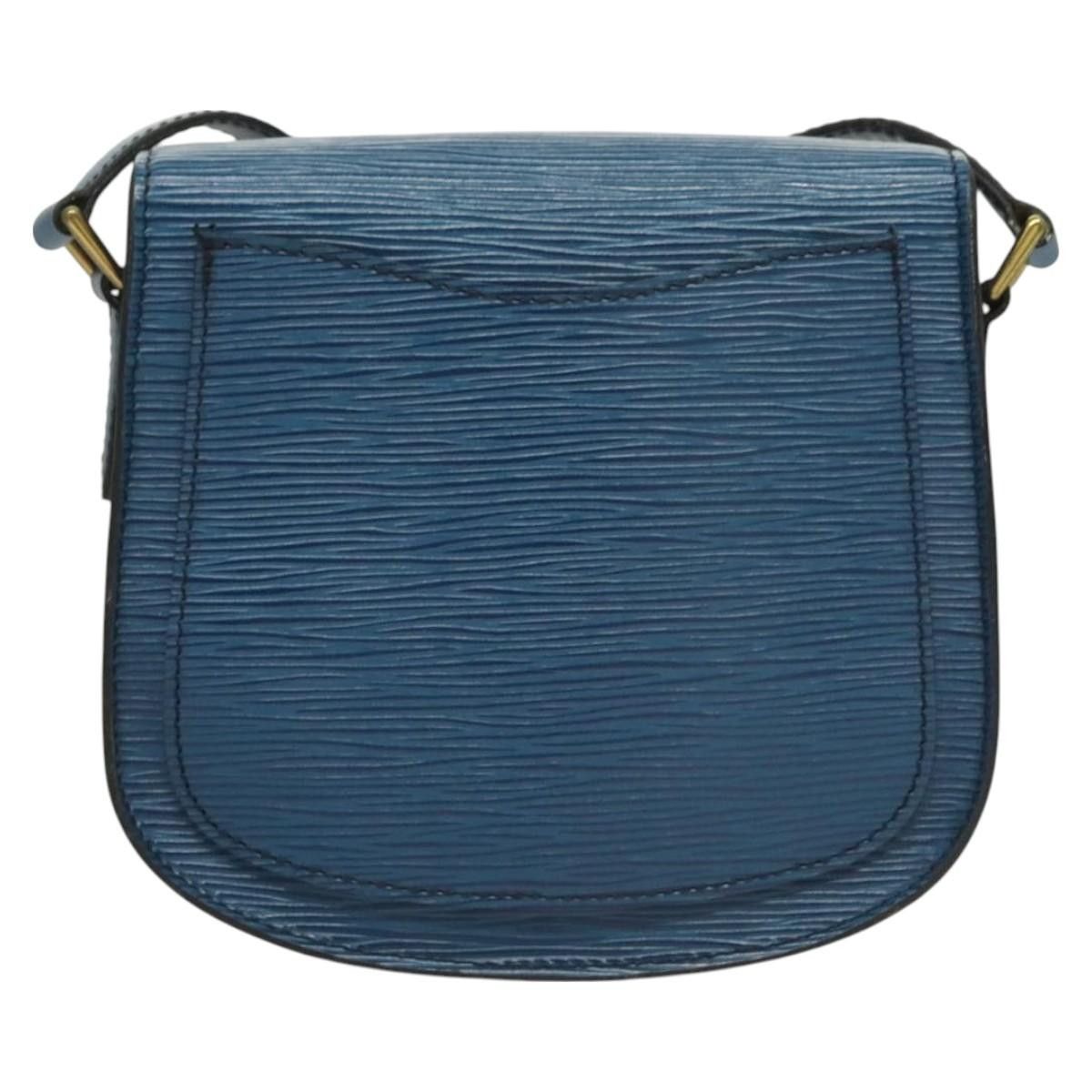 Louis Vuitton LOUIS VUITTON Epi Saint Cloud PM Shoulder Bag Blue M52195 Size ONE SIZE - 2 Thumbnail