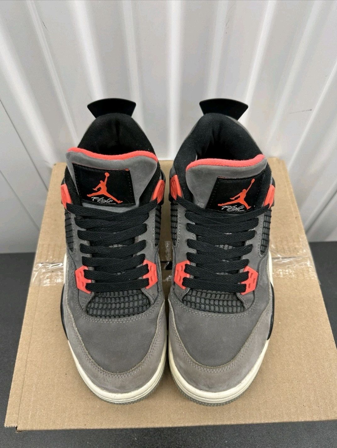 Jordan Brand Size 6.5 - Nike Air Jordan 4 Retro Infrared 408452-061 Size US 6.5 / EU 39-40 - 2 Thumbnail