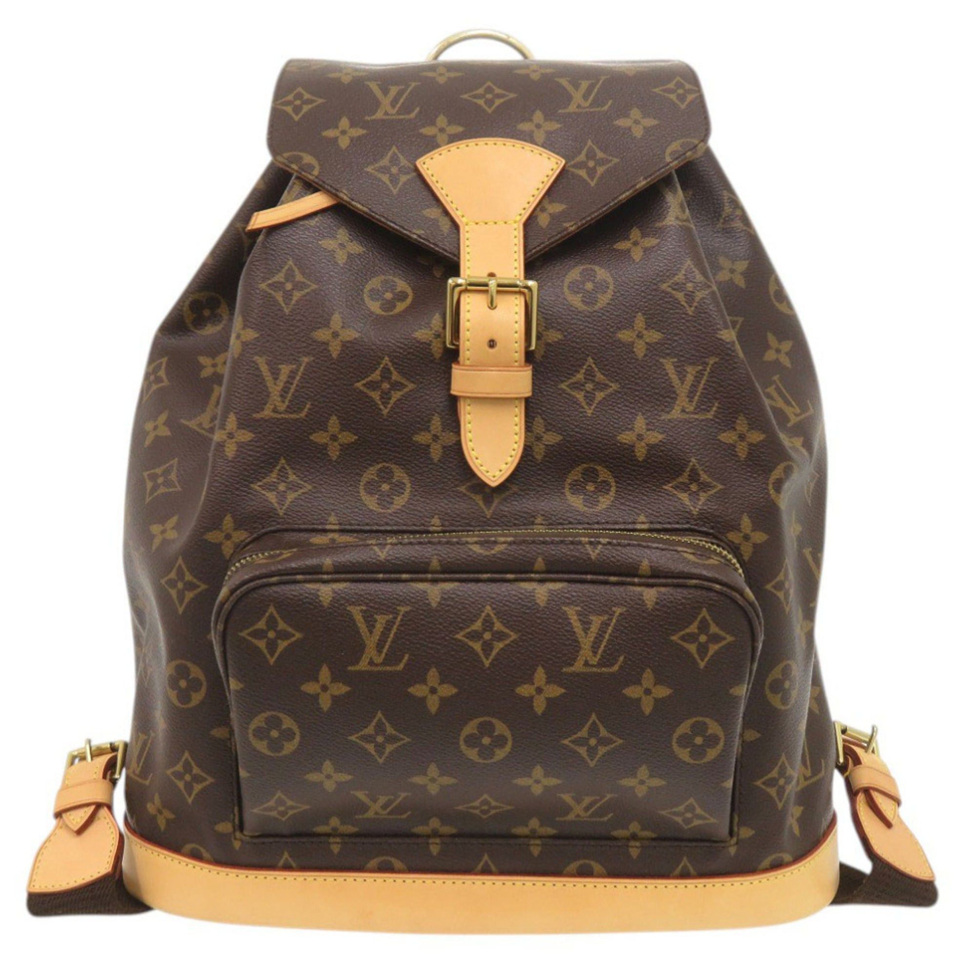 Louis Vuitton Excellent condition Louis Vuitton Montsouris GM Monogram M51135 Backpack Daypack LV 0103 LOUIS VUITTON Size ONE SIZE - 1 Thumbnail