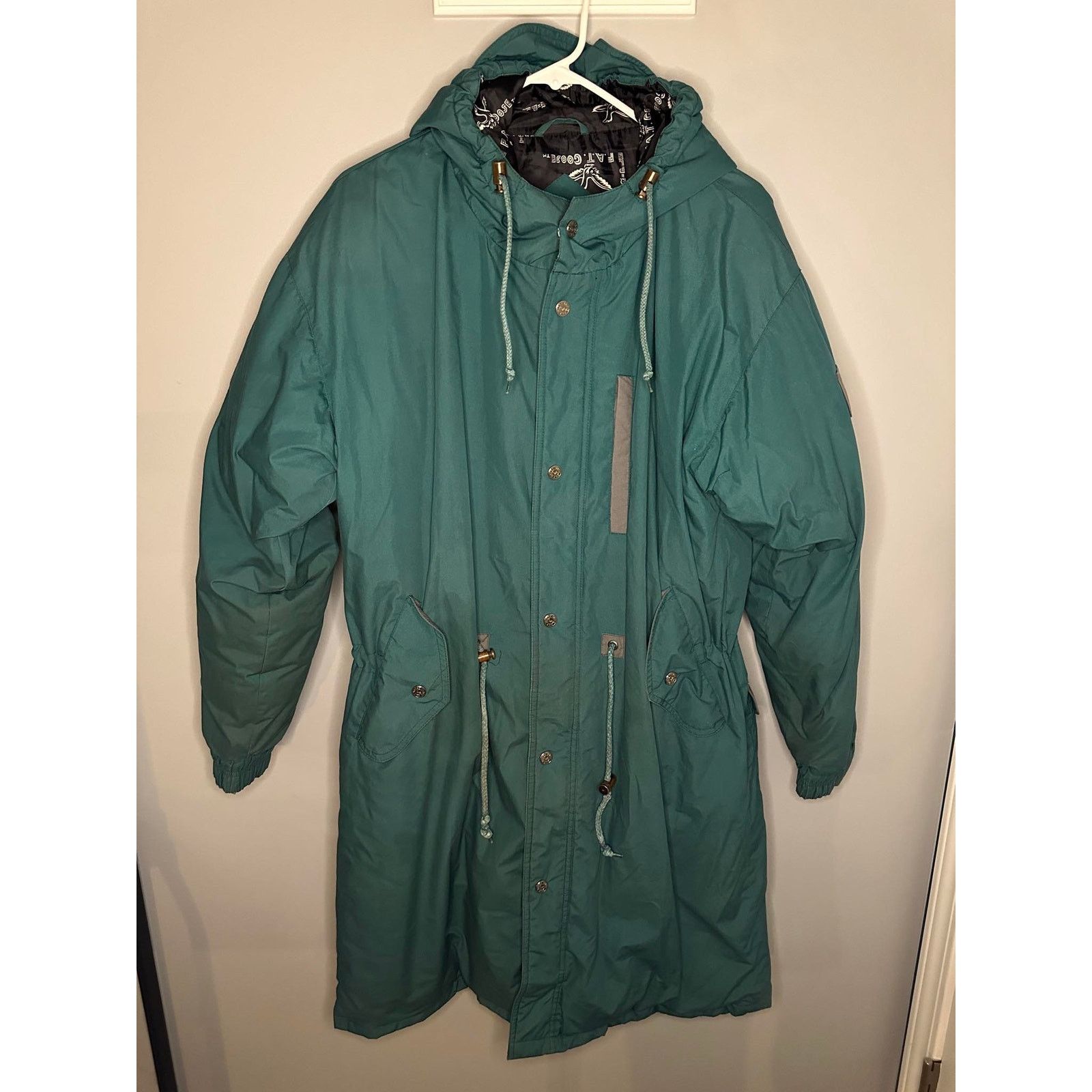 Triple F.A.T. Goose Triple F.A.T Goose Long Down Hooded Parka Jacket Teal Mens M Size US S / EU 44-46 / 1 - 1 Thumbnail