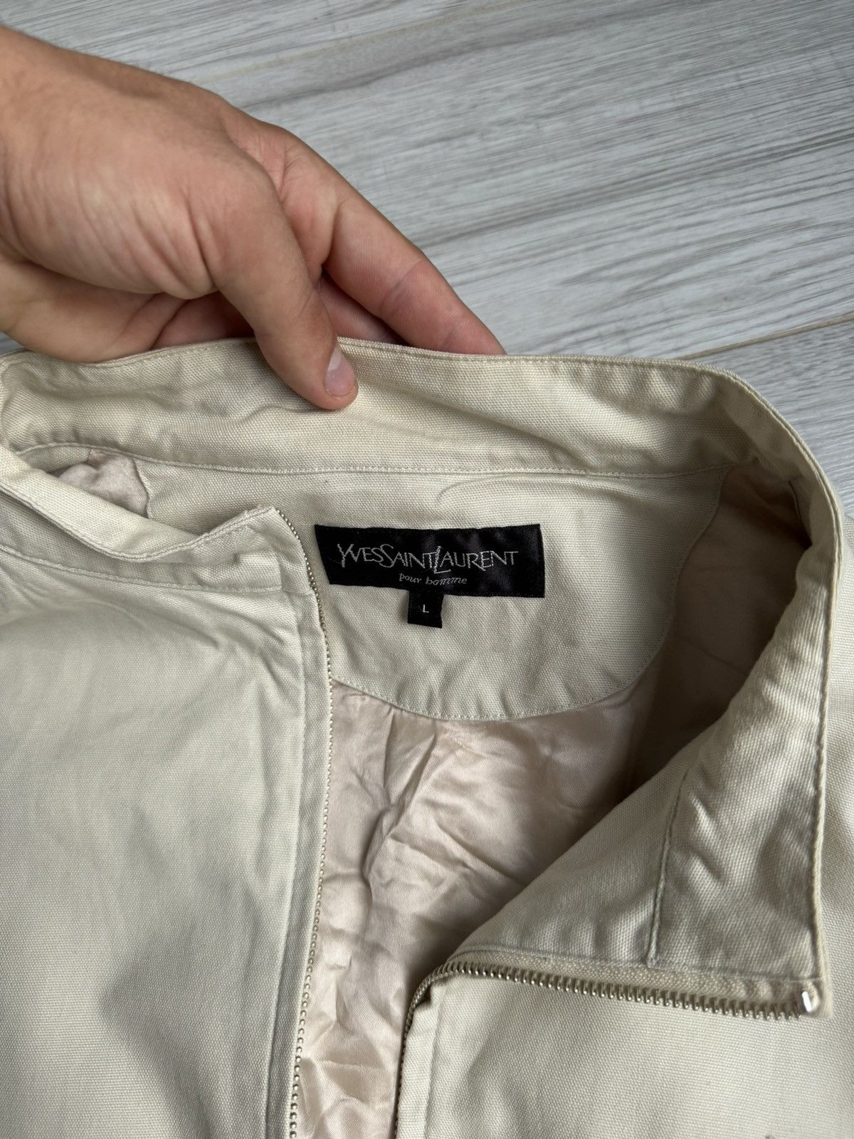 Vintage × Yves Saint Laurent 🔥 Vintage Yves Saint Laurent jacket YSL pour homme Size US L / EU 52-54 / 3 - 10 Thumbnail