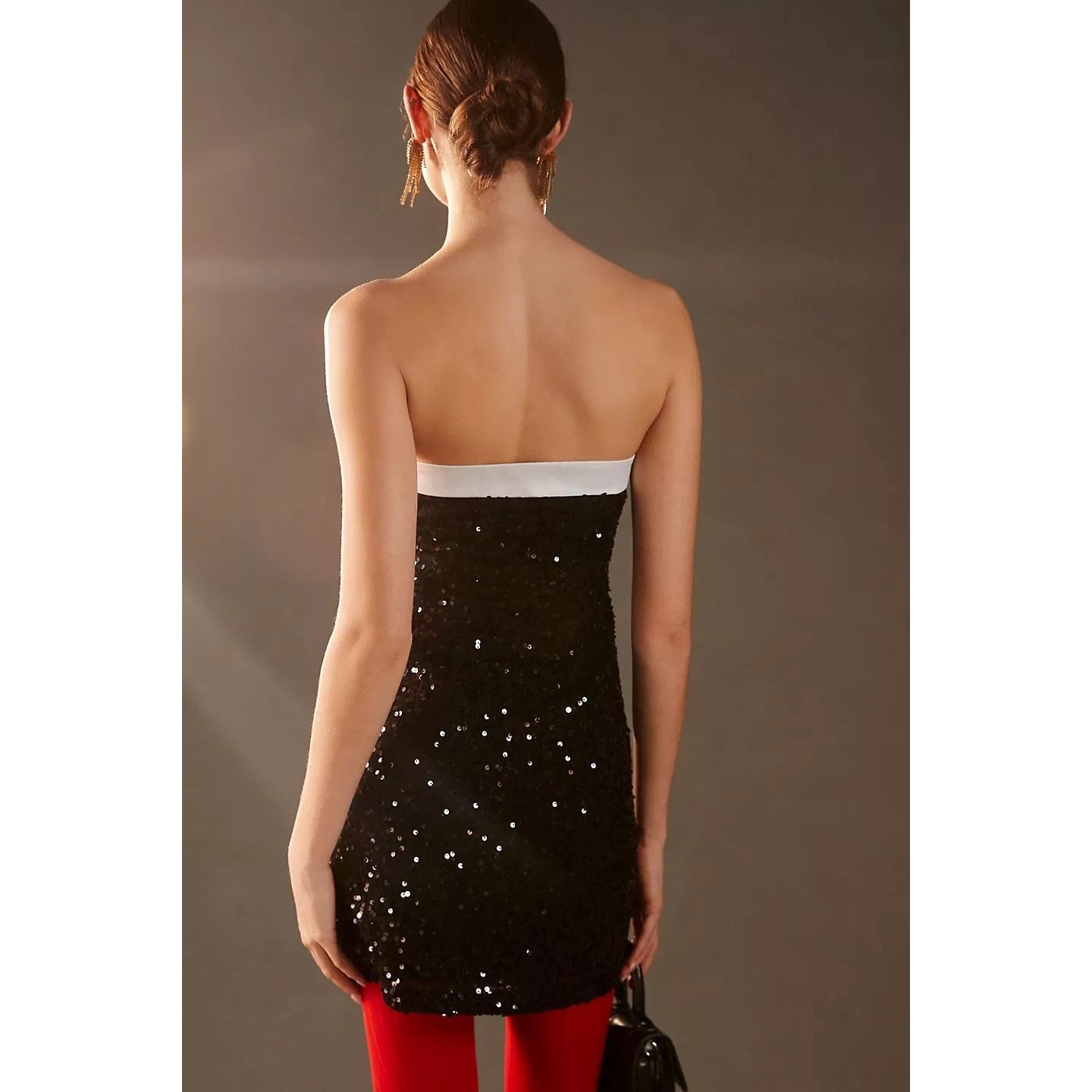Anthropologie New Anthropologie Vineet Bahl Textured Sequin Dress $248 XS Size XS / US 0-2 / IT 36-38 - 4 Thumbnail