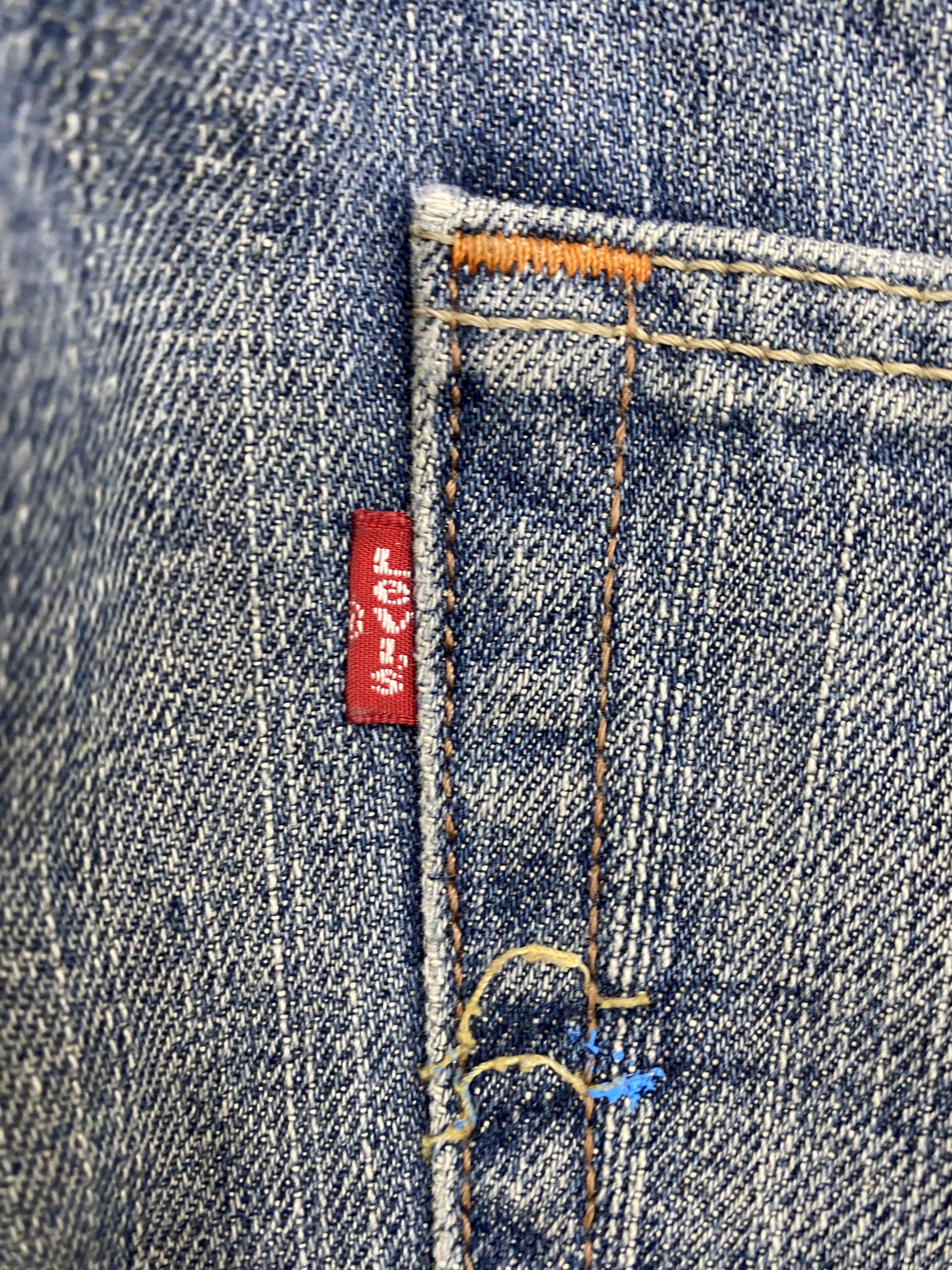 Levi's × Vintage Vintage Levi's 514 Splatter Paint Jeans Size US 31 - 6 Thumbnail