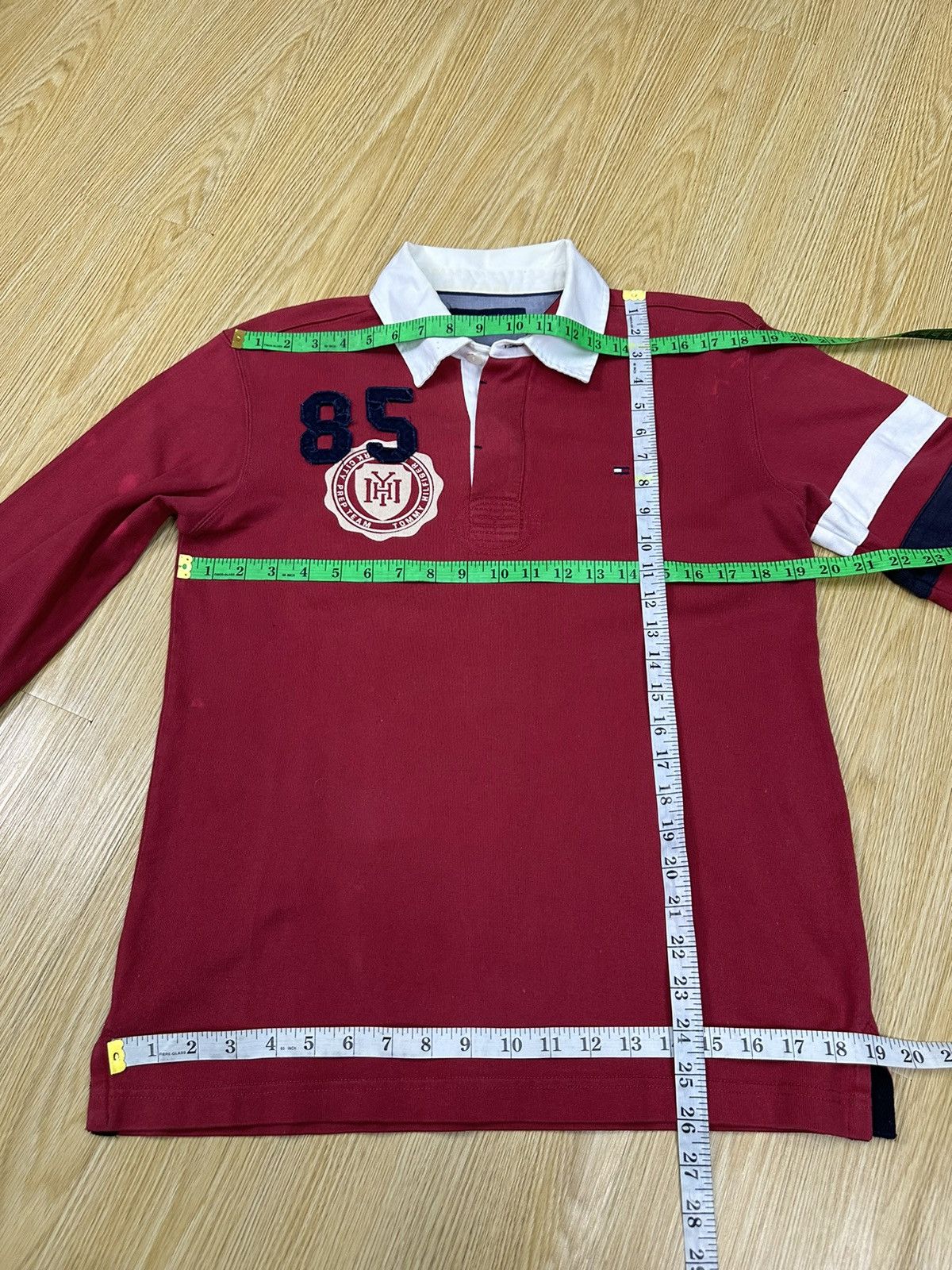 Tommy Hilfiger Tommy Hilfiger Rugby Polo Shirt A920 Size US M / EU 48-50 / 2 - 9 Thumbnail