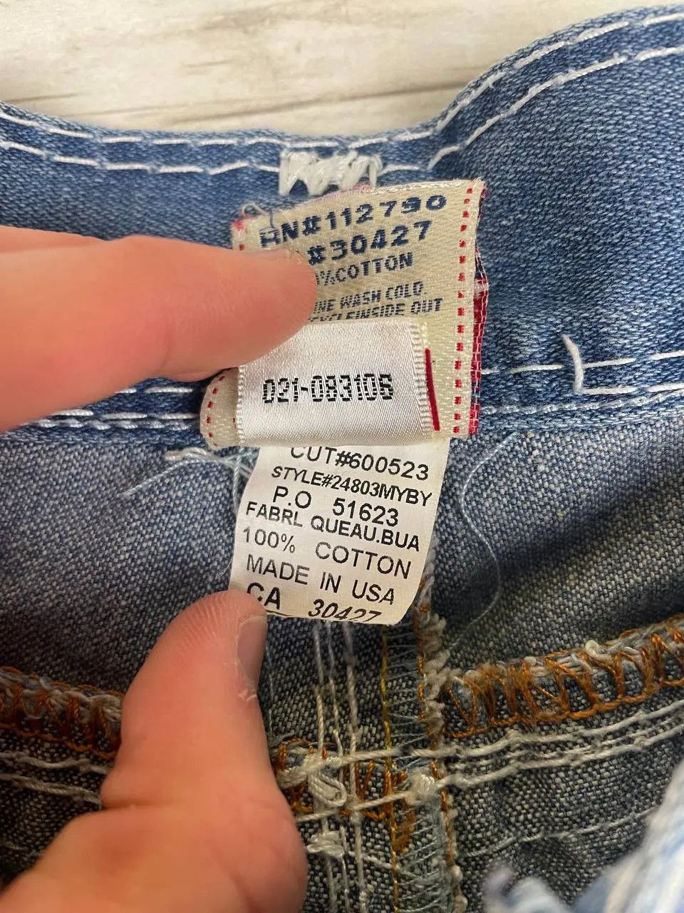 True Religion Vintage True Religion Straight Denim Jeans Japan Baggy 90s Size US 32 / EU 48 - 15 Thumbnail