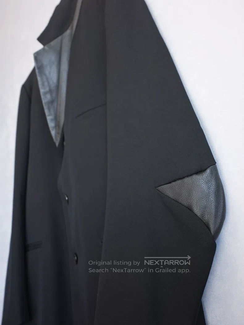Yohji Yamamoto Yohji Yamamoto Elbow Patch Leather Jacket Size US S / EU 44-46 / 1 - 5 Thumbnail
