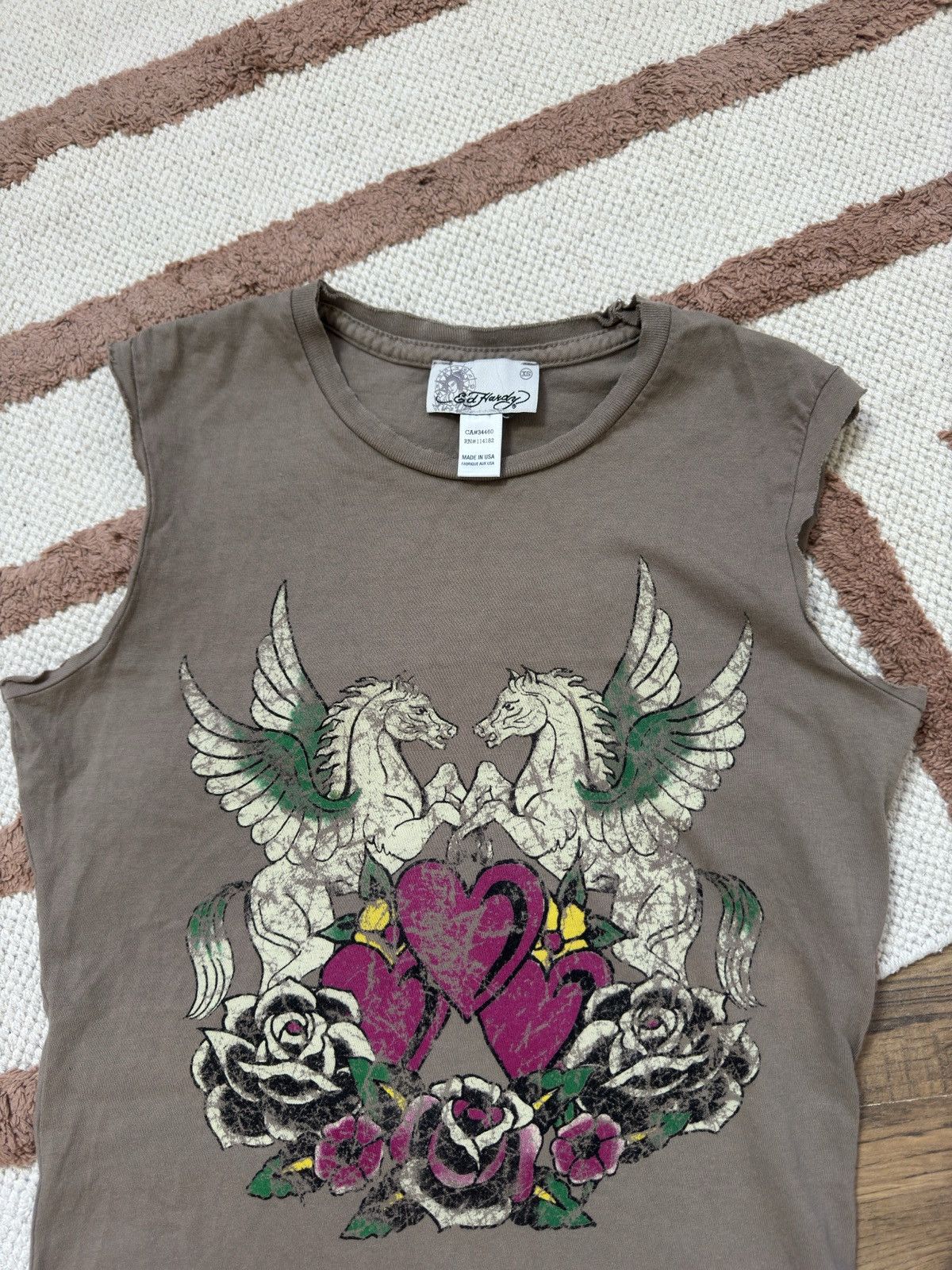 Ed Hardy ED HARDY PRINTED HORSE MINI DRESS Size XS / US 0-2 / IT 36-38 - 3 Thumbnail