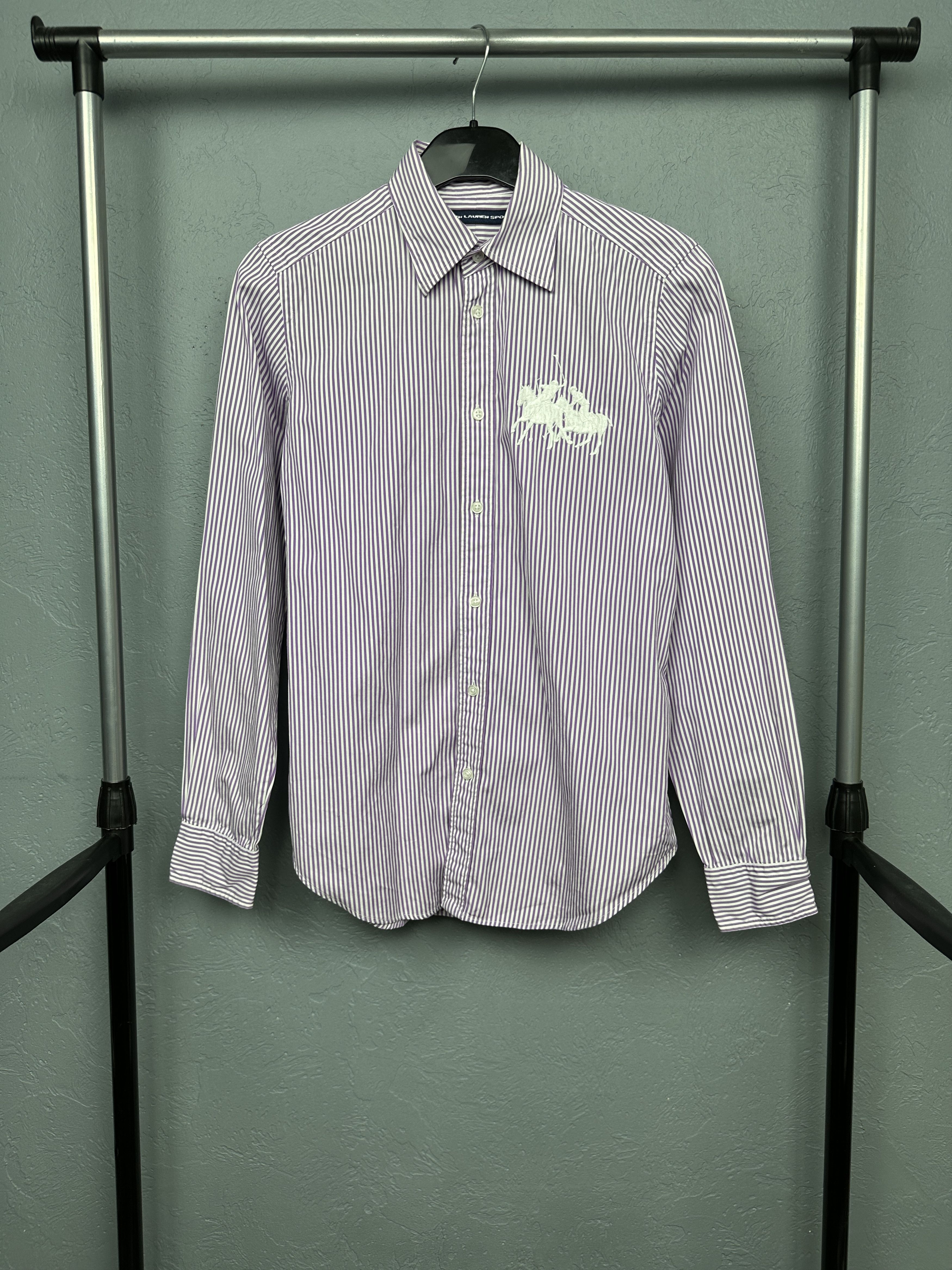 Polo Ralph Lauren Polo Ralph Lauren Womens Long Sleeve Striped Shirt Size L / US 10 / IT 46 - 1 Thumbnail