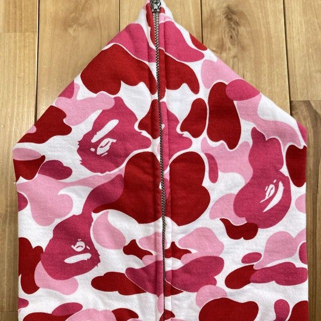 Bape BAPE LOGO ABC camo pink full zip hoodie a bathing ape Size US XL / EU 56 / 4 - 4 Thumbnail