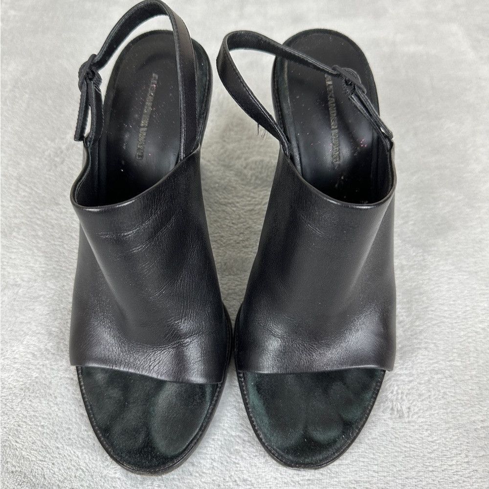Alexander Wang Alexander Wang Black Leather Heels Women's Size 8 US/38 EU Size US 8 / IT 38 - 3 Thumbnail