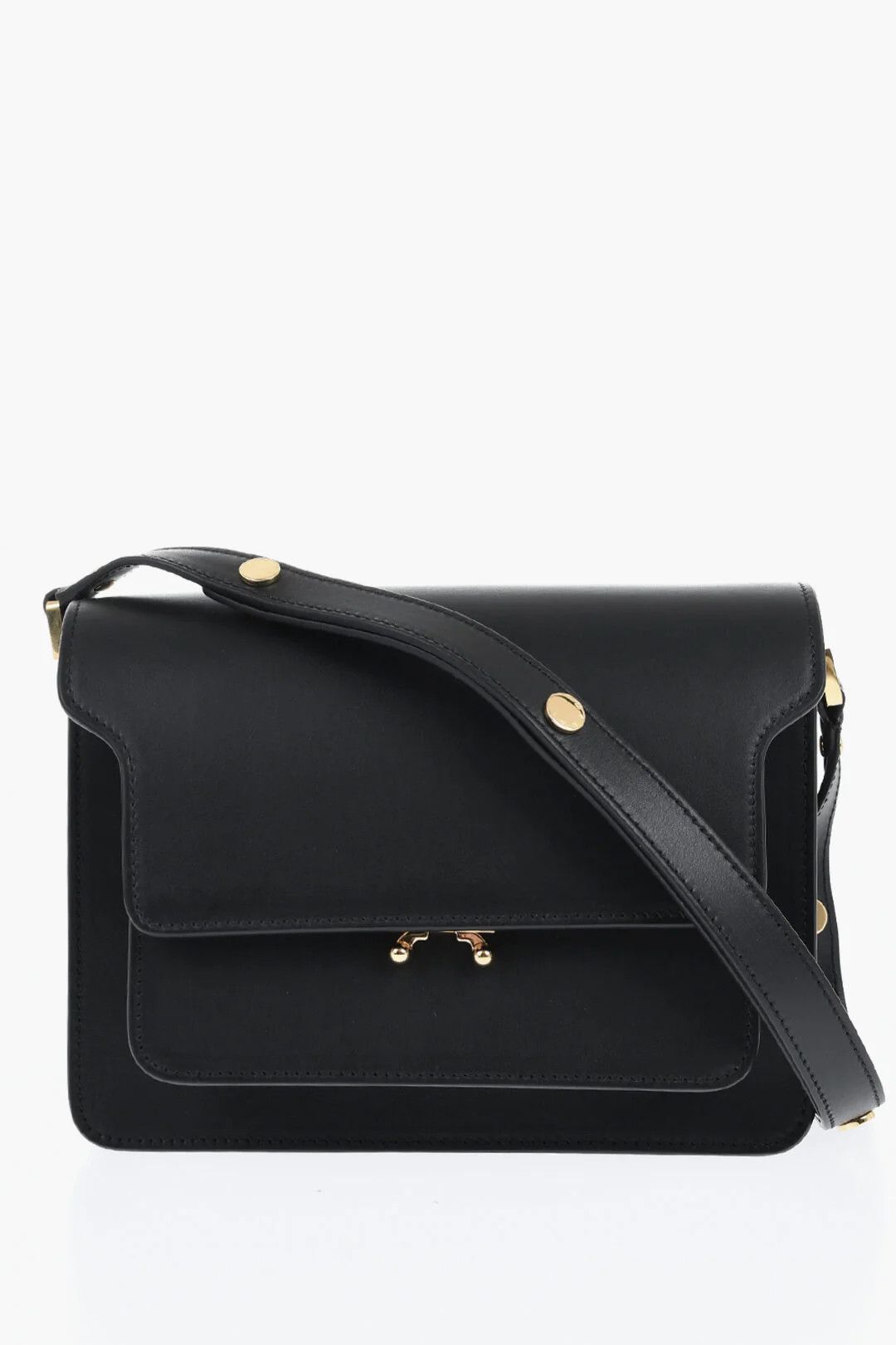 Marni og1mm0326 Size: OS / Leather Shoulder Bag in Black Size ONE SIZE - 1 Thumbnail
