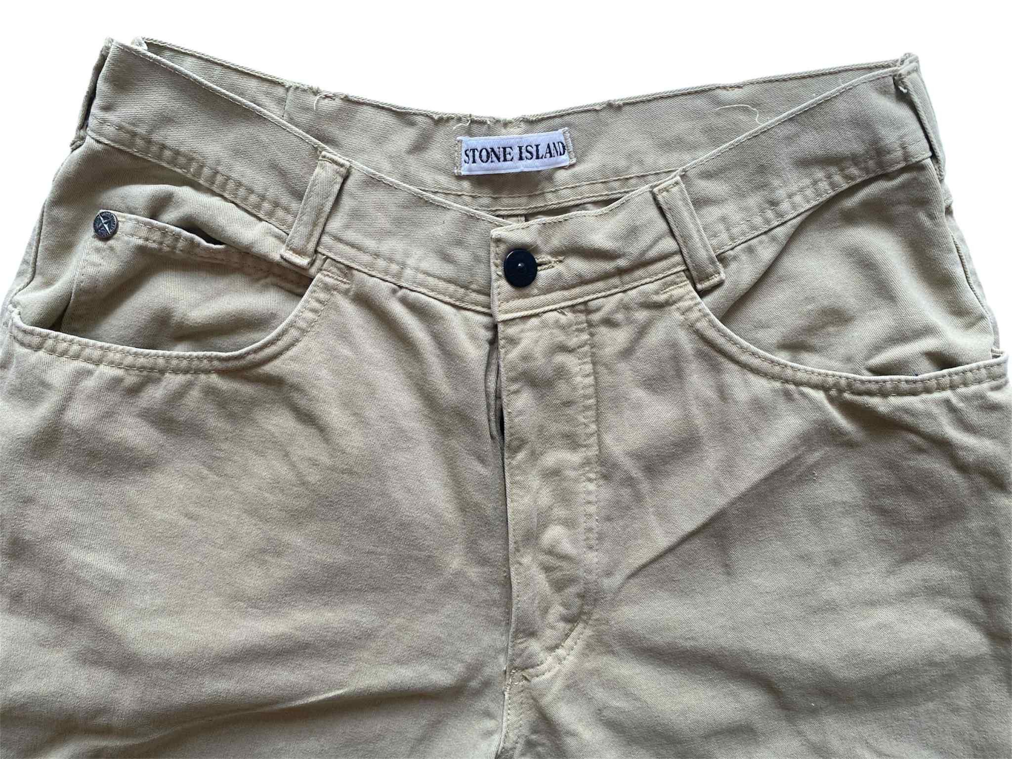 Stone Island RARE Vintage Stone Island Marina 1994 Beige Clean Pants Size US 32 / EU 48 - 3 Thumbnail