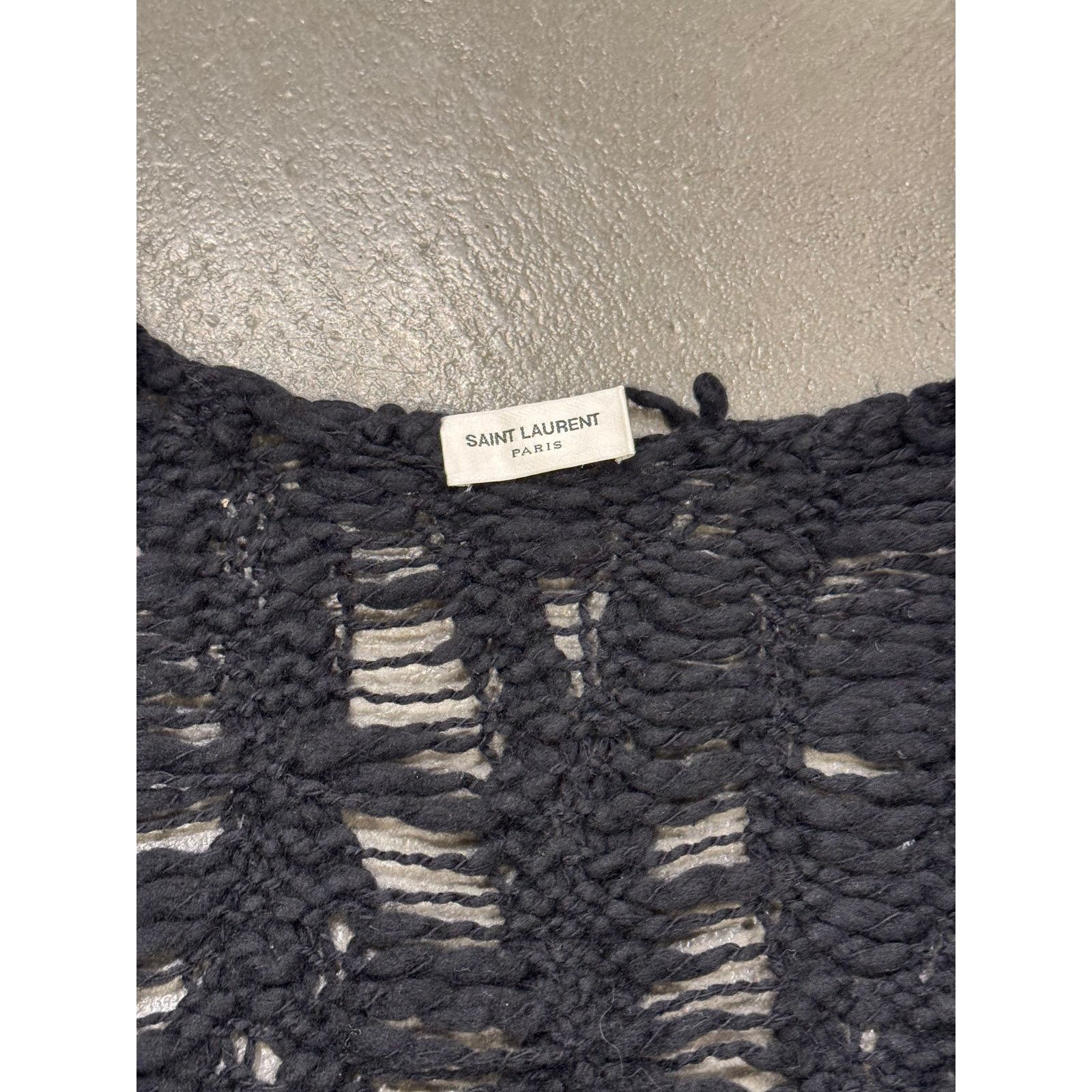Saint Laurent Paris A/W2013 Saint Laurent by Hedi Slimane distressed knit Size M / US 6-8 / IT 42-44 - 5 Thumbnail