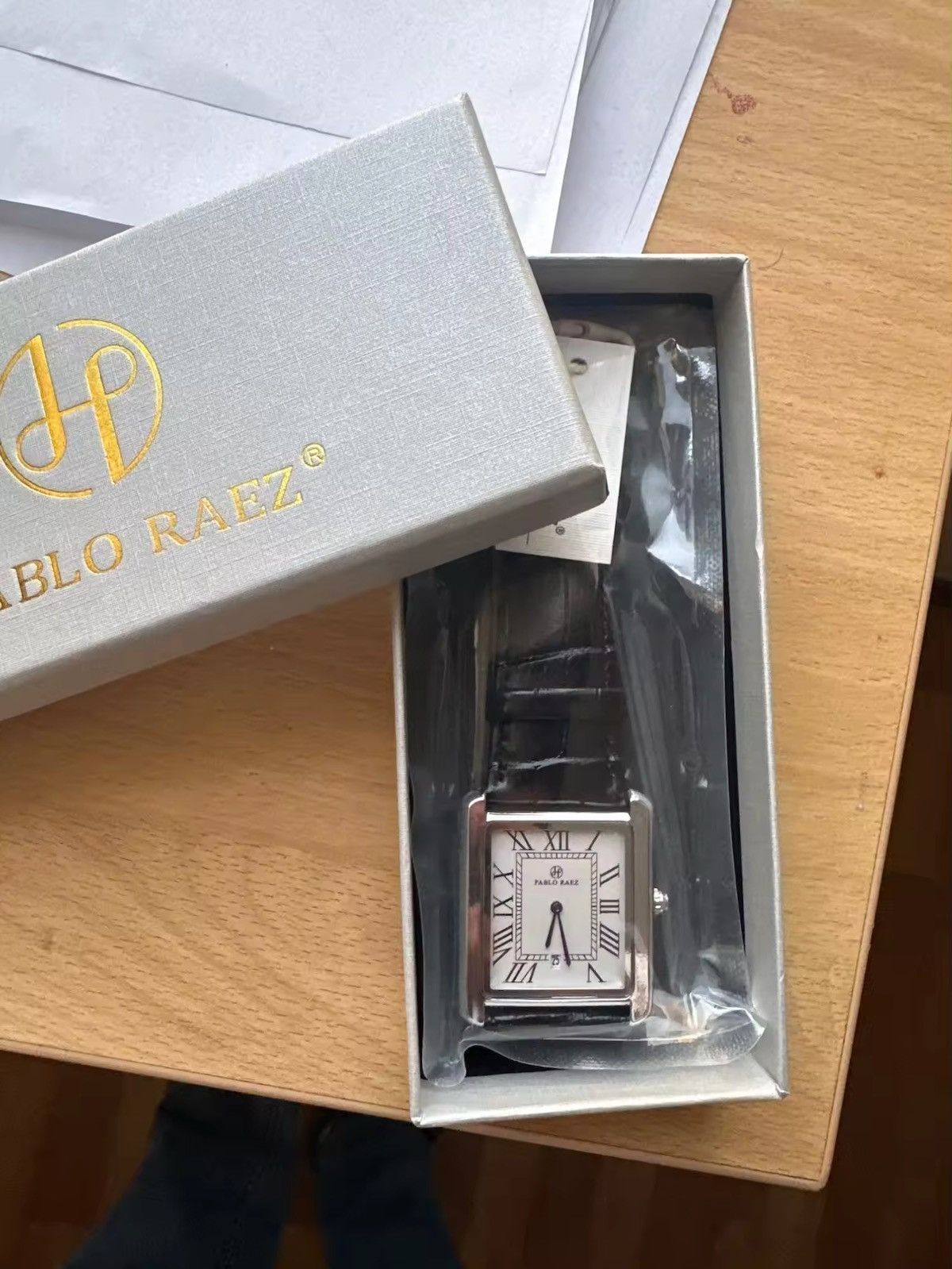 Leather Square Classical Watch Size ONE SIZE - 9 Thumbnail