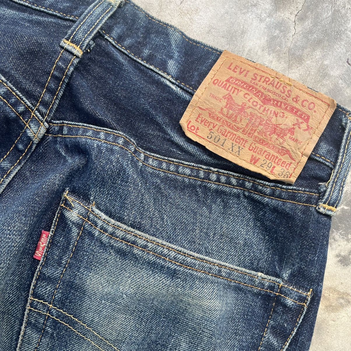 Vintage 1950s Levi’s 501xx lvc made in USA button 555 🇺🇸 Size US 29 - 3 Thumbnail