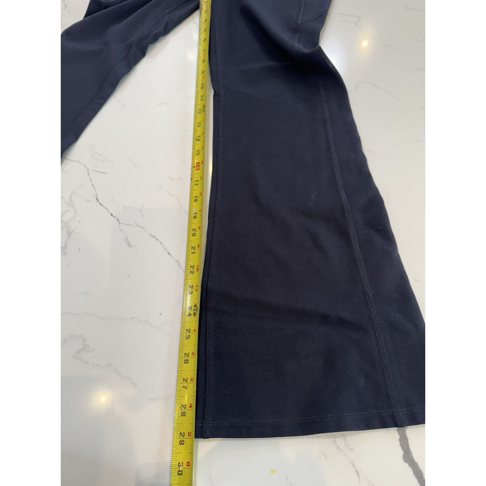Fabletics Fabletics PureLux Leggings Women’s L Bootcut Blue EUC Size 36" / US 14 / IT 50 - 7 Thumbnail