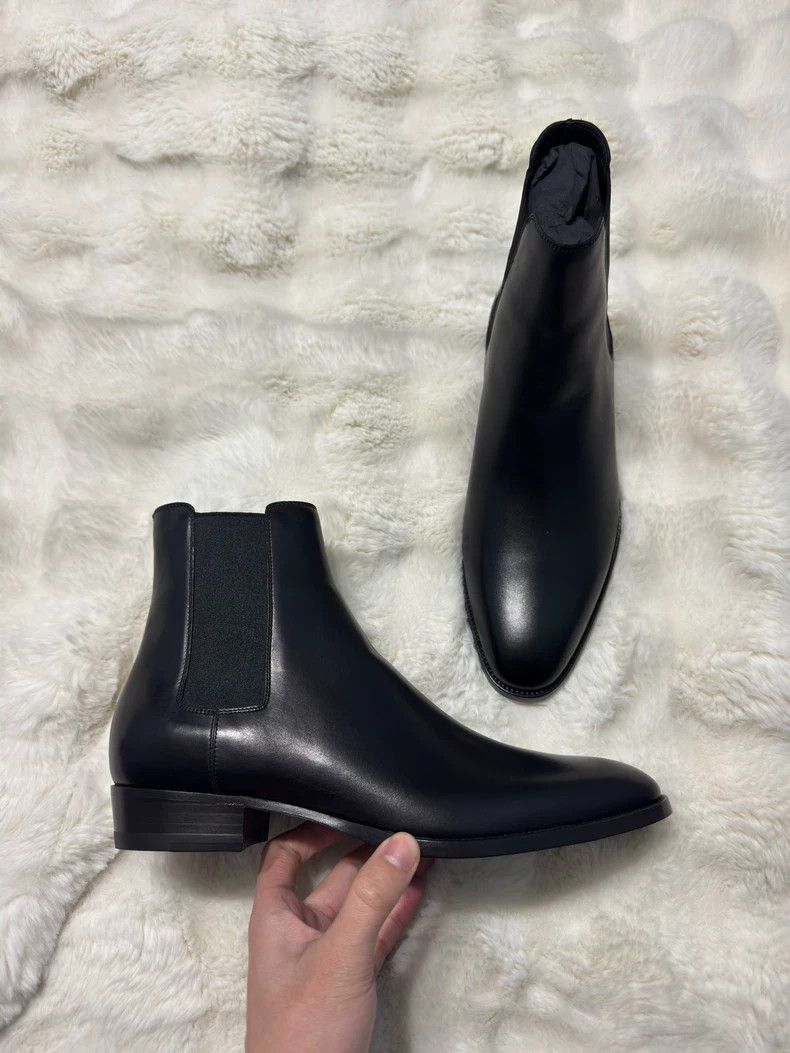 Saint Laurent Paris saint laurent parisBright leather Chelsea boots 2503-Nextar Size US 9 / EU 42 - 1 Thumbnail