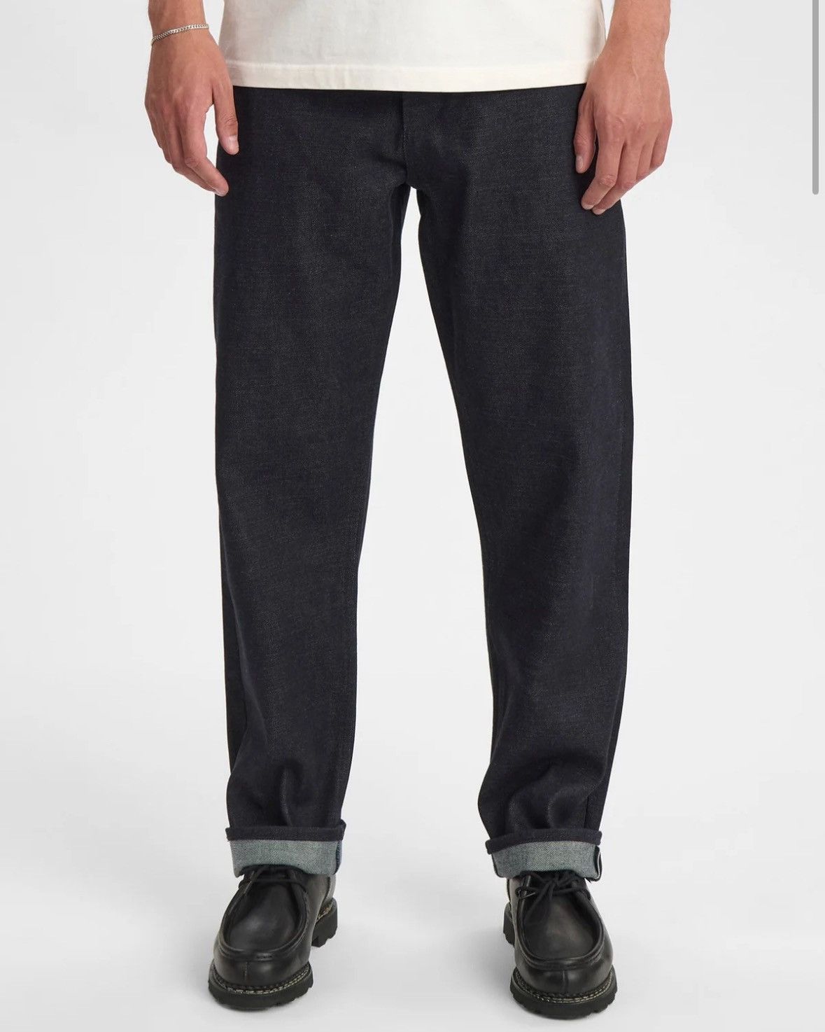 Anerkjendt HEAVYWEIGHT RAW JAPANESE SELVEDGE JEANS - SKY CAPTAIN Size US 32 / EU 48 - 4 Thumbnail