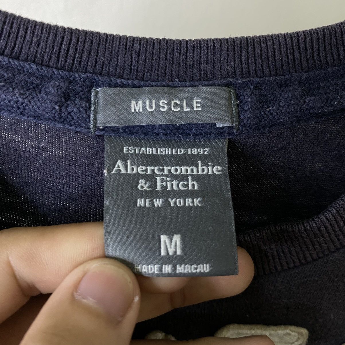 Abercrombie & Fitch Vintage Y2K Abercrombie & Fitch Muscle T Shirt Size US M / EU 48-50 / 2 - 4 Thumbnail