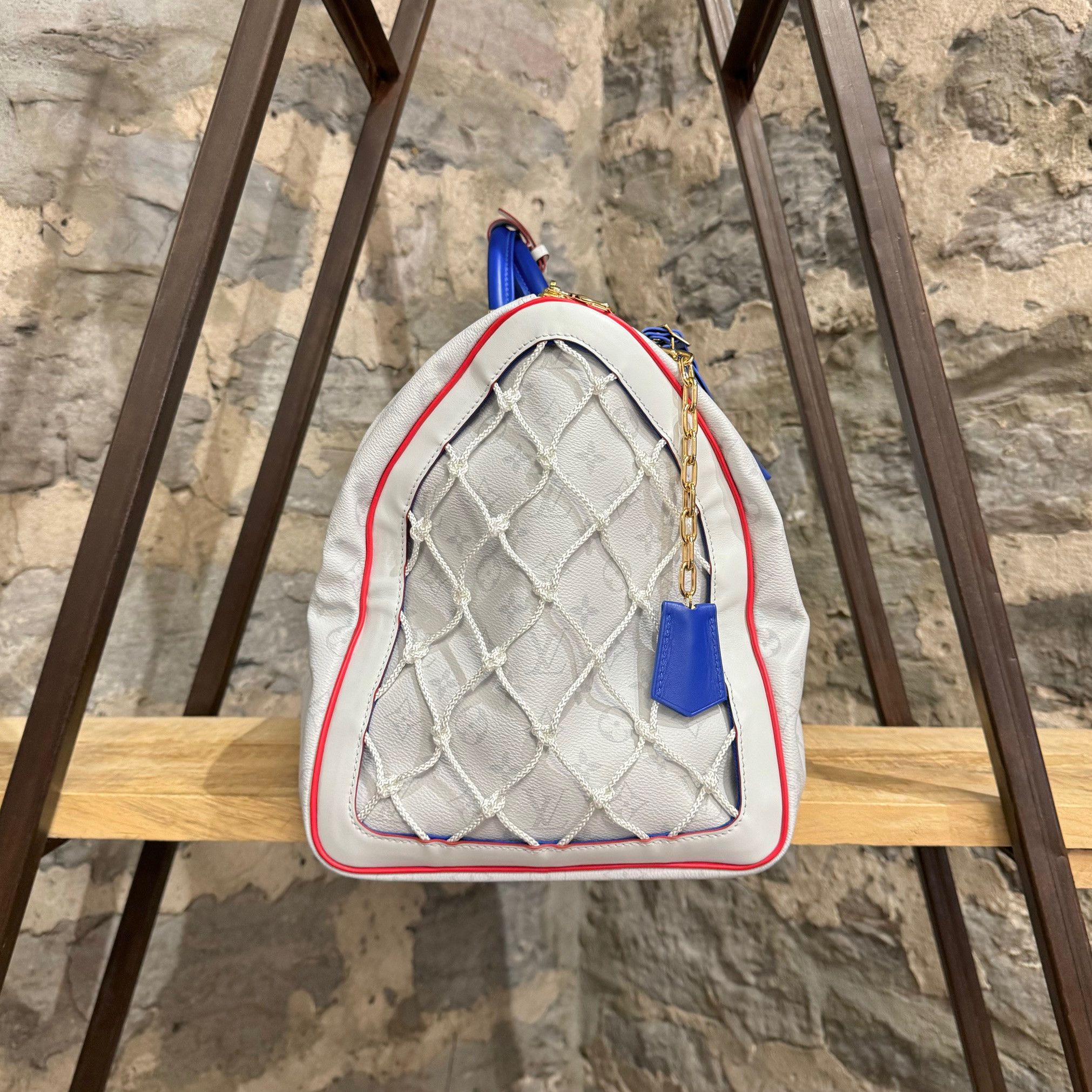 Louis Vuitton × NBA Louis Vuitton X NBA Antarctica Monogram Basket Keepall 55 Size ONE SIZE - 10 Thumbnail