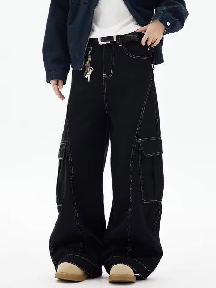 Japanese Brand VIBE Multi-Pocket Cargo Pants Size US 26 / EU 42 - 6 Thumbnail