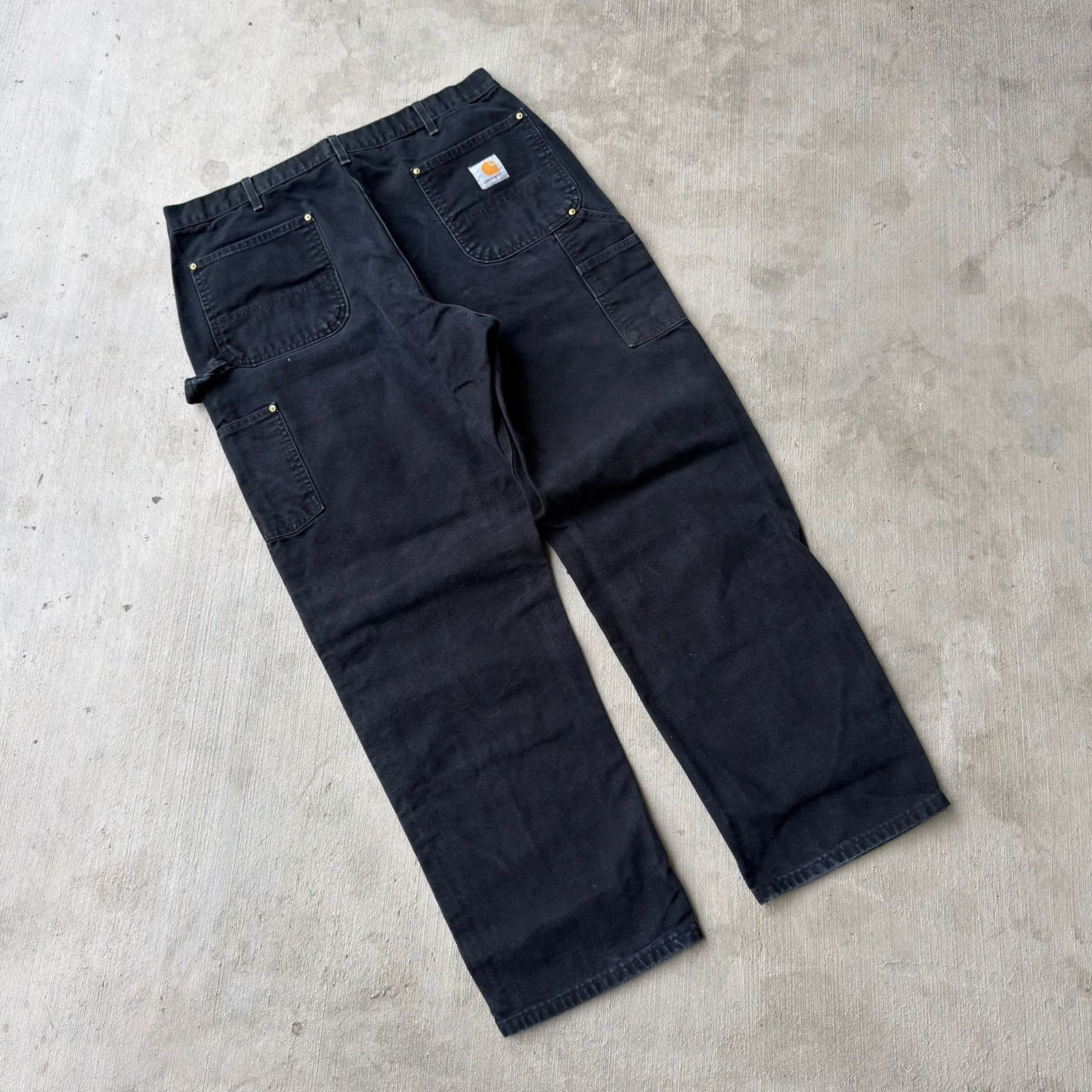 Carhartt × Vintage Carhartt black double knee work wear carpenter pants Size US 36 / EU 52 - 5 Thumbnail