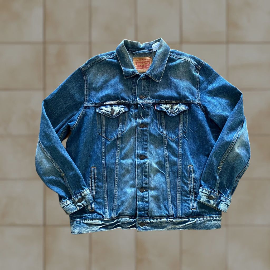 Levi's Levi's Trucker Jacket Denim Button Size US 39 - 1 Thumbnail