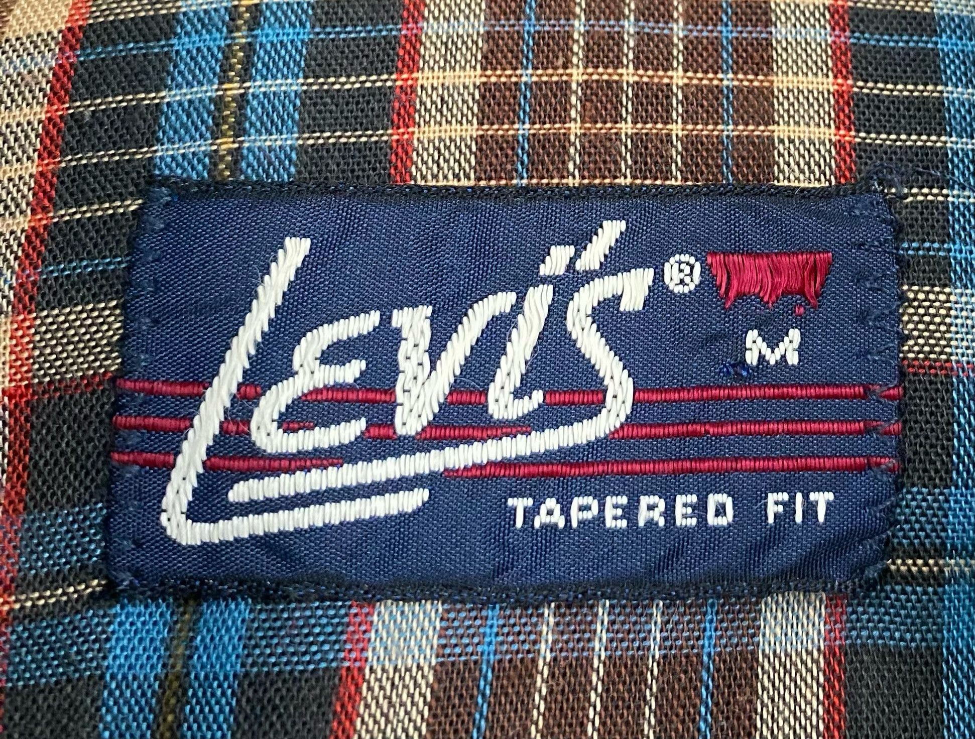 Levi's 70’s Levi’s Western Plaid Brown Teal Pearl Snap Shirt Small Size US S / EU 44-46 / 1 - 5 Thumbnail