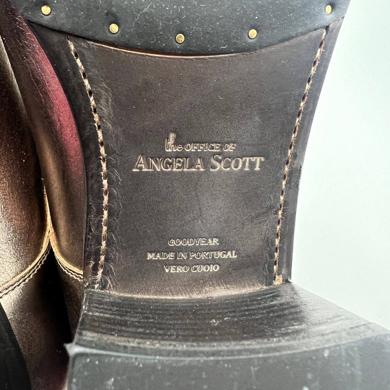 Other The Office of Angela Scott Miss Button Heeled Oxfords Size US 12 / IT 42 - 6 Thumbnail