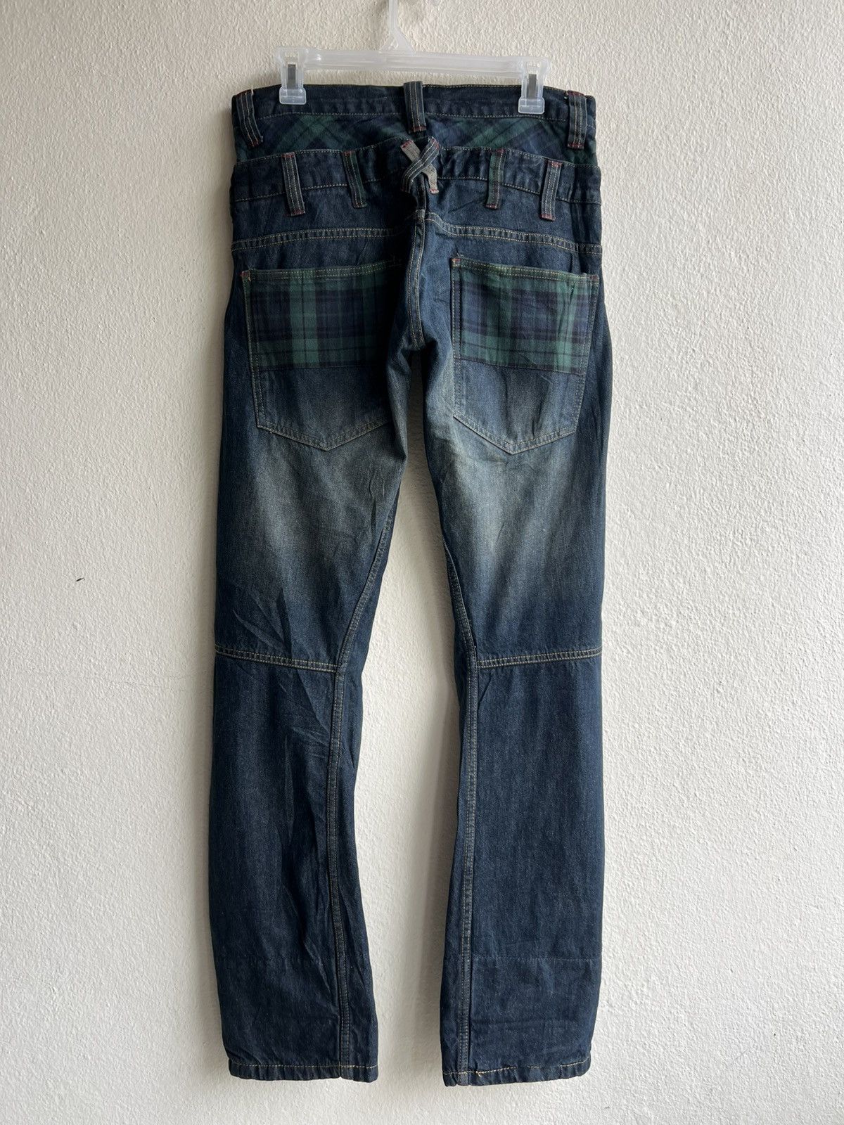 Vintage Mud Wash Denim Double Waist Dominate Handcrafted Jeans Size US 30 / EU 46 - 1 Thumbnail
