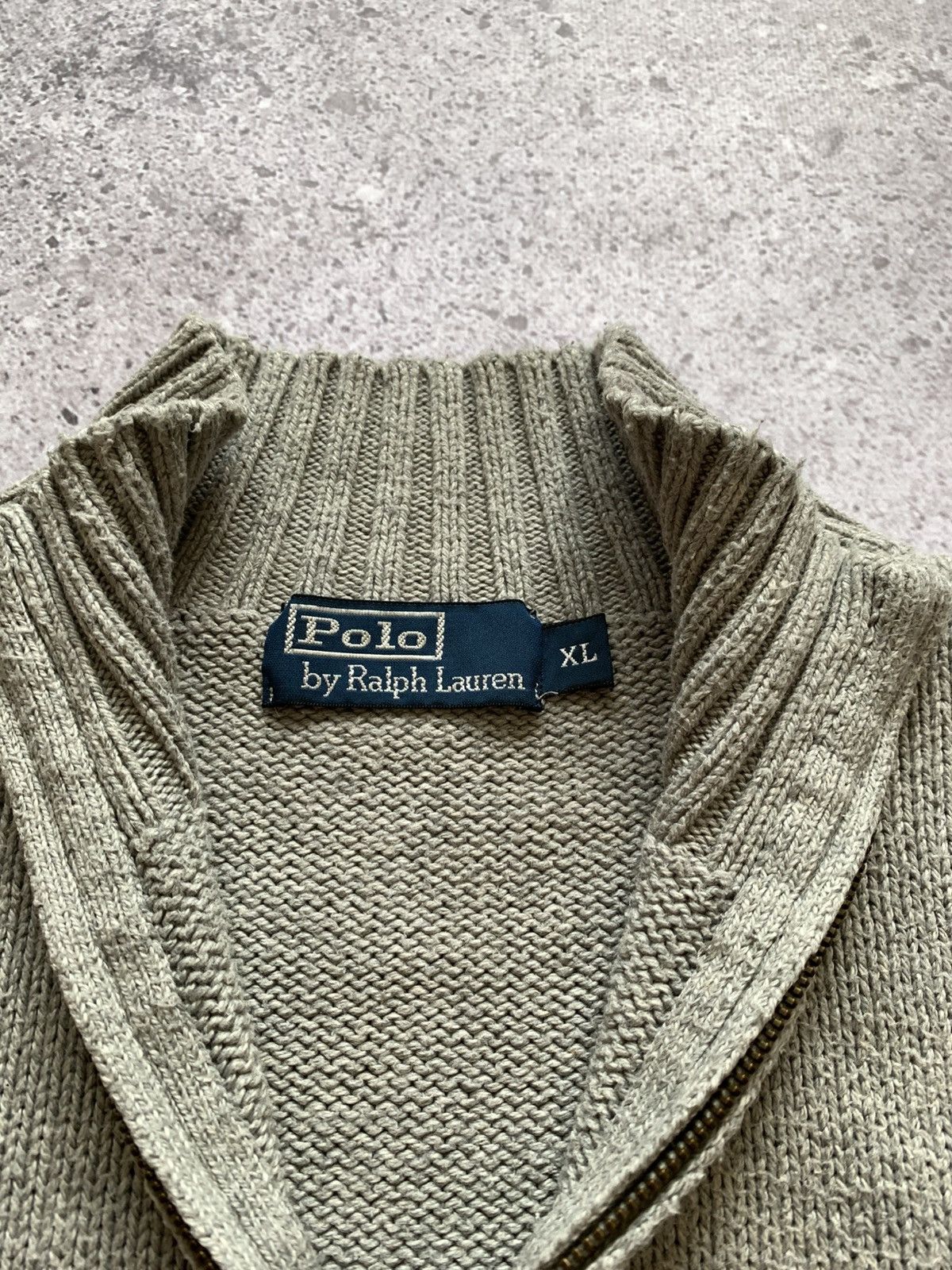 Ralph Lauren 🔥VINTAGE RALP LAUREN 1/3 ZIP OLD MONEY KNIT SWEATER Size US XL / EU 56 / 4 - 8 Thumbnail
