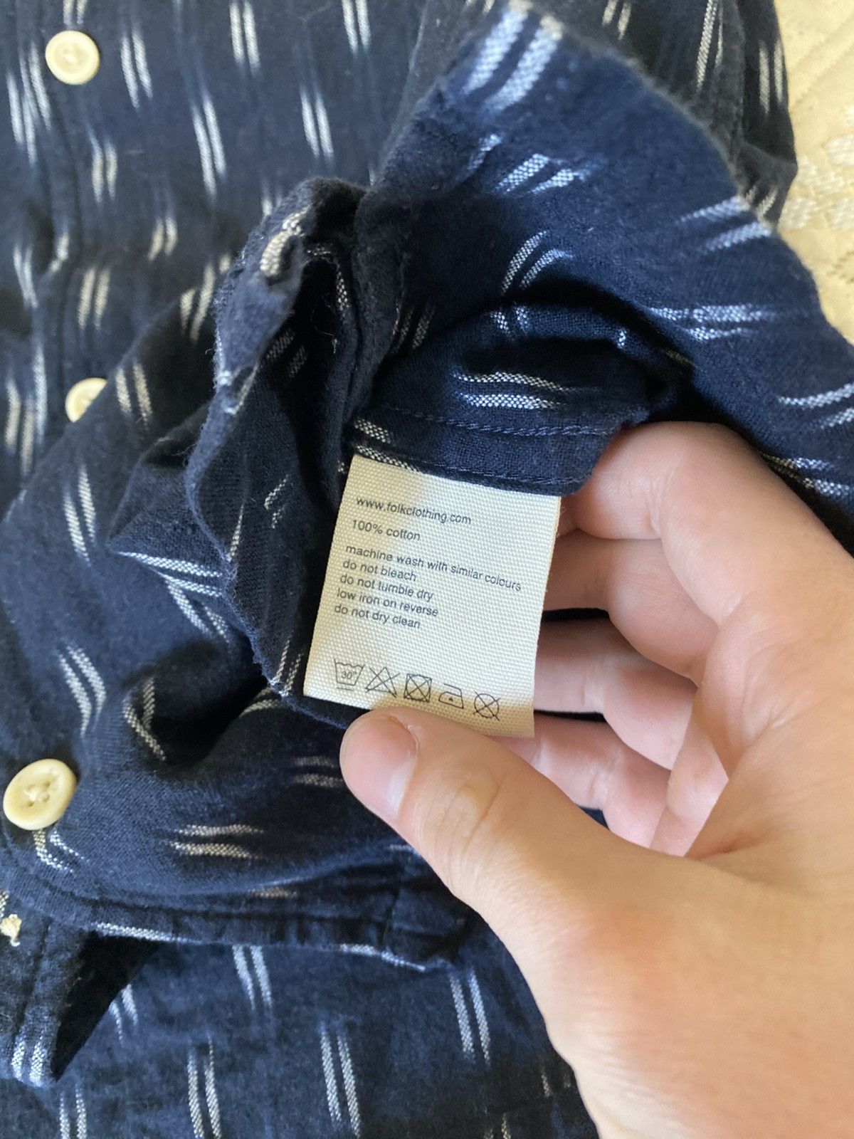Designer × Folk 🔥 Luxury FOLK Abstract Hawaiian Crazy Shirt Y2K Chief Keef Size US L / EU 52-54 / 3 - 6 Thumbnail