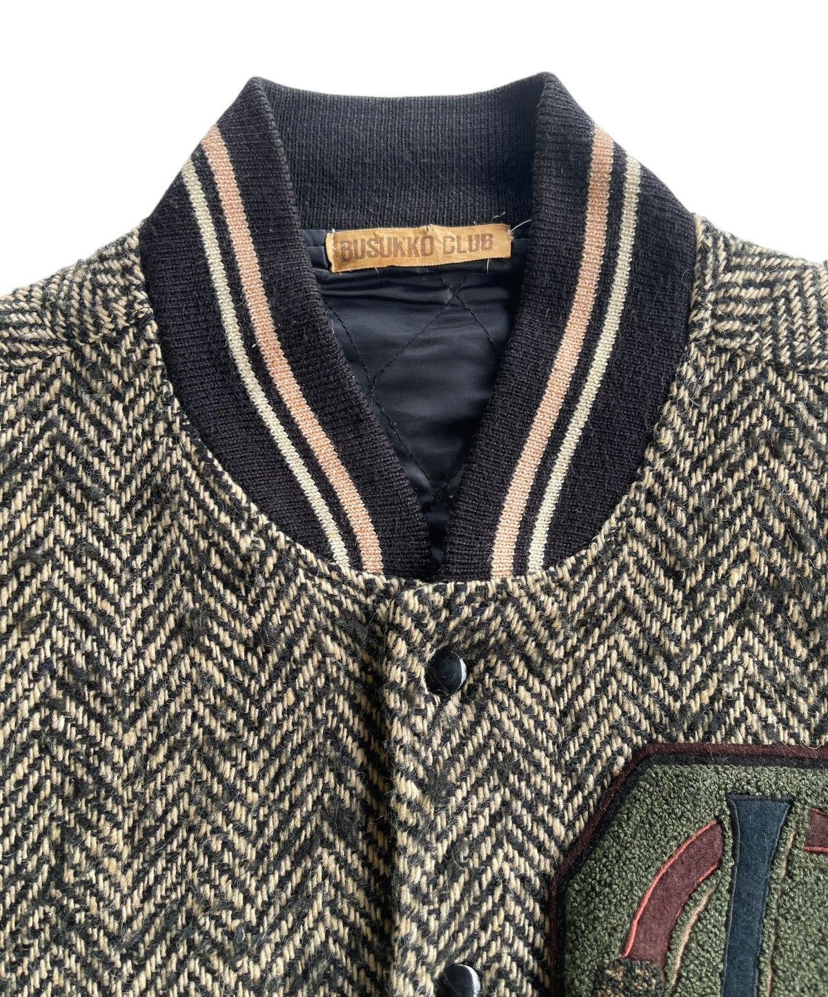 Issey Miyake Vintage Wool Herringbone Blouson Jacket Size US L / EU 52-54 / 3 - 9 Thumbnail
