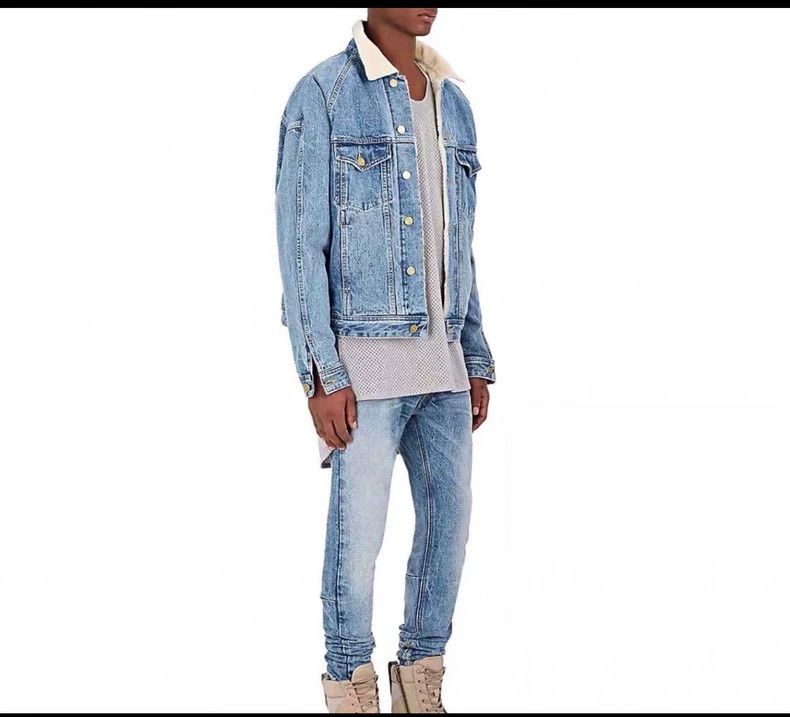 Fear of God Fear of God Shearling Denim Jacket S - dmc Size US S / EU 44-46 / 1 - 1 Thumbnail