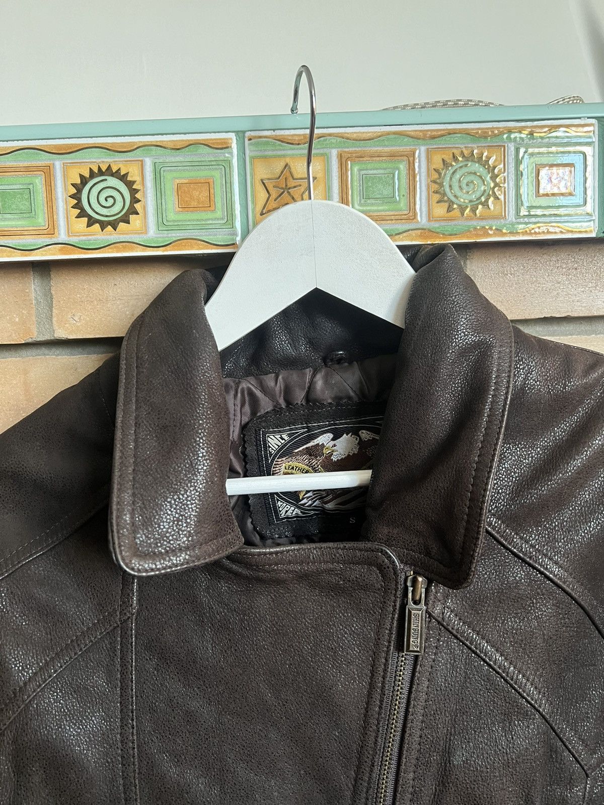 Genuine Leather × Japanese Brand Women leather jacket brown Size S / US 4 / IT 40 - 3 Thumbnail