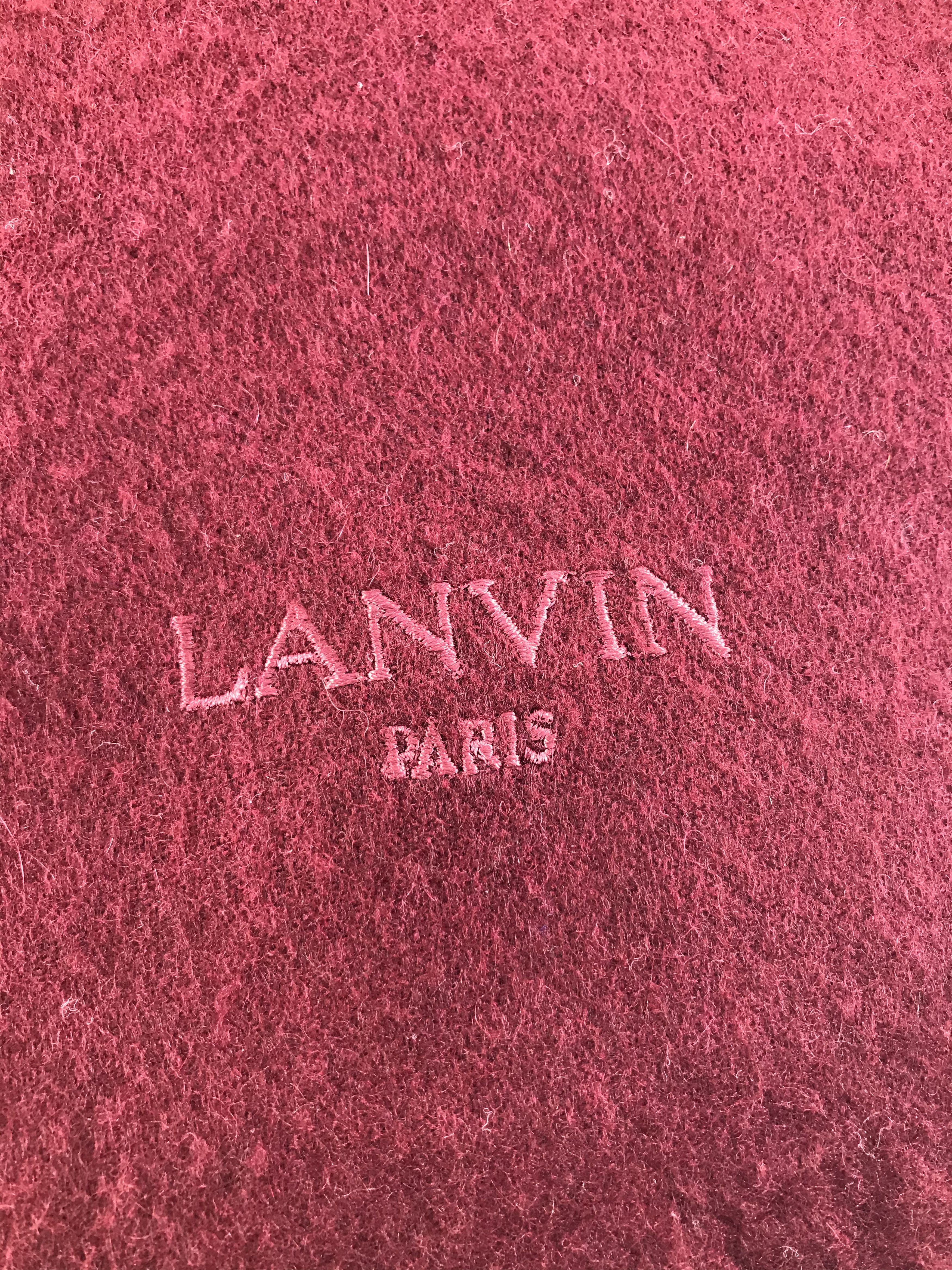 Lanvin × Vintage Lanvin Scarf / Muffler / Neckwear - WW2900 Size ONE SIZE - 4 Thumbnail