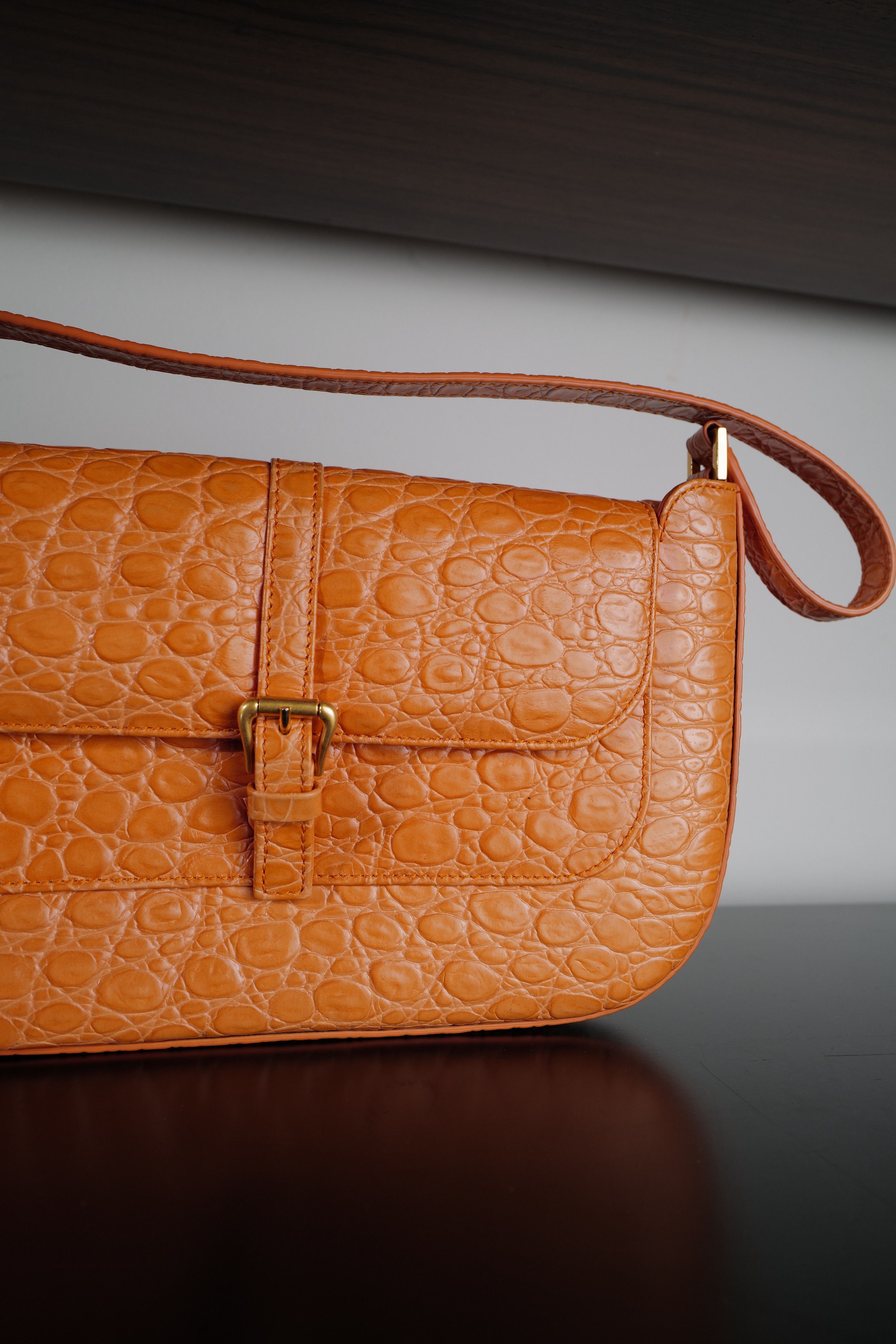 By Far BY FAR MIRANDA PAPAYA CROCO Size ONE SIZE - 3 Thumbnail