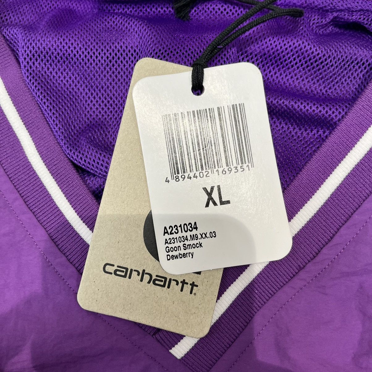 Carhartt Wip Carhartt Wip Purple Pullover Jacket Size US XL / EU 56 / 4 - 4 Thumbnail