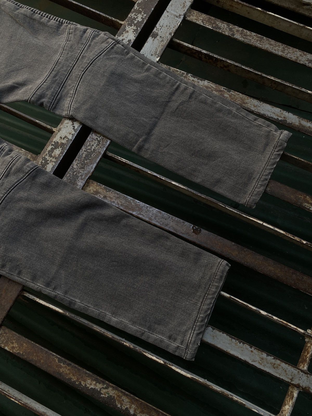 Balmain Balmain - Distressed Biker Jeans Denim Gray Size US 32 / EU 48 - 8 Thumbnail