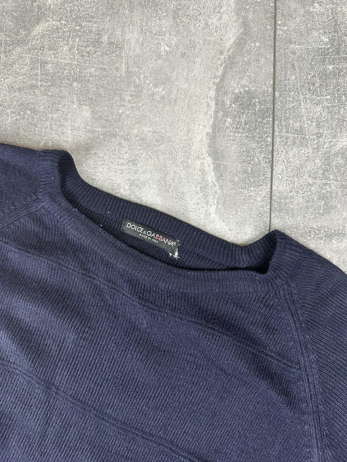 Dolce & Gabbana Dolce Gabbana Luxury Small Metal Logo Sweater Size US L / EU 52-54 / 3 - 7 Thumbnail