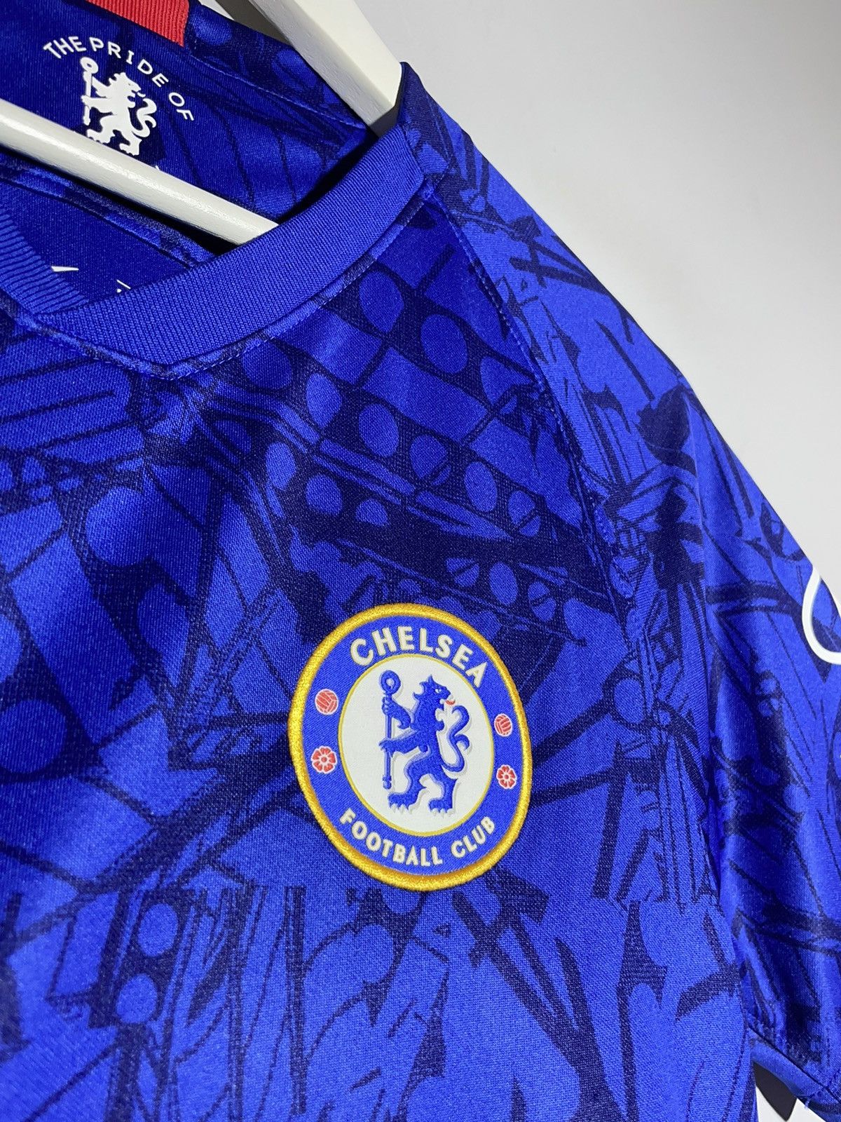 Chelsea Soccer × Nike Chelsea FC Nike 2019/20 Home Y2k Streetwear Football Shirt Size US S / EU 44-46 / 1 - 5 Thumbnail